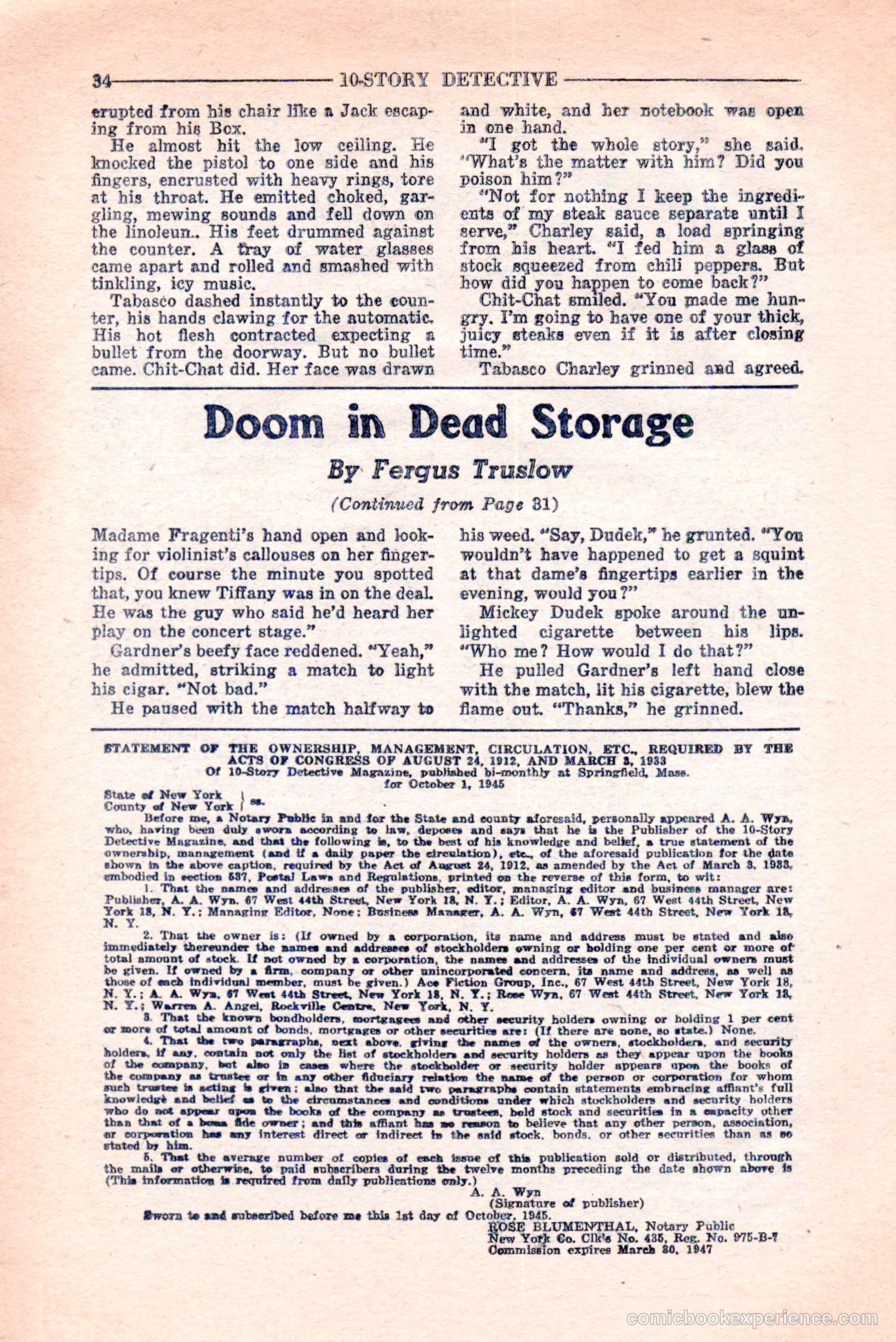 10-Story Detective, February 1946 — page 36 of 84