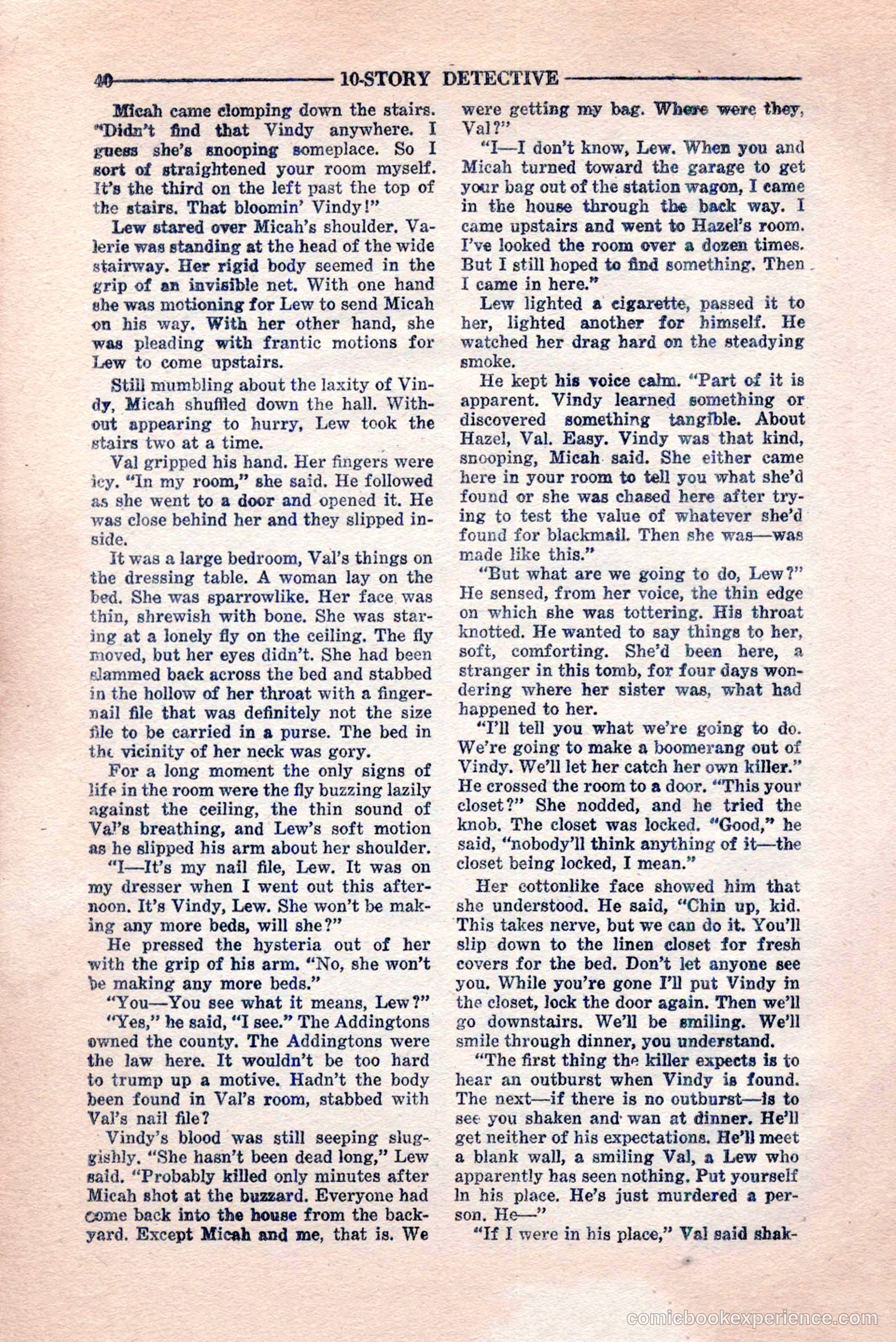 10-Story Detective, February 1946 — page 42 of 84