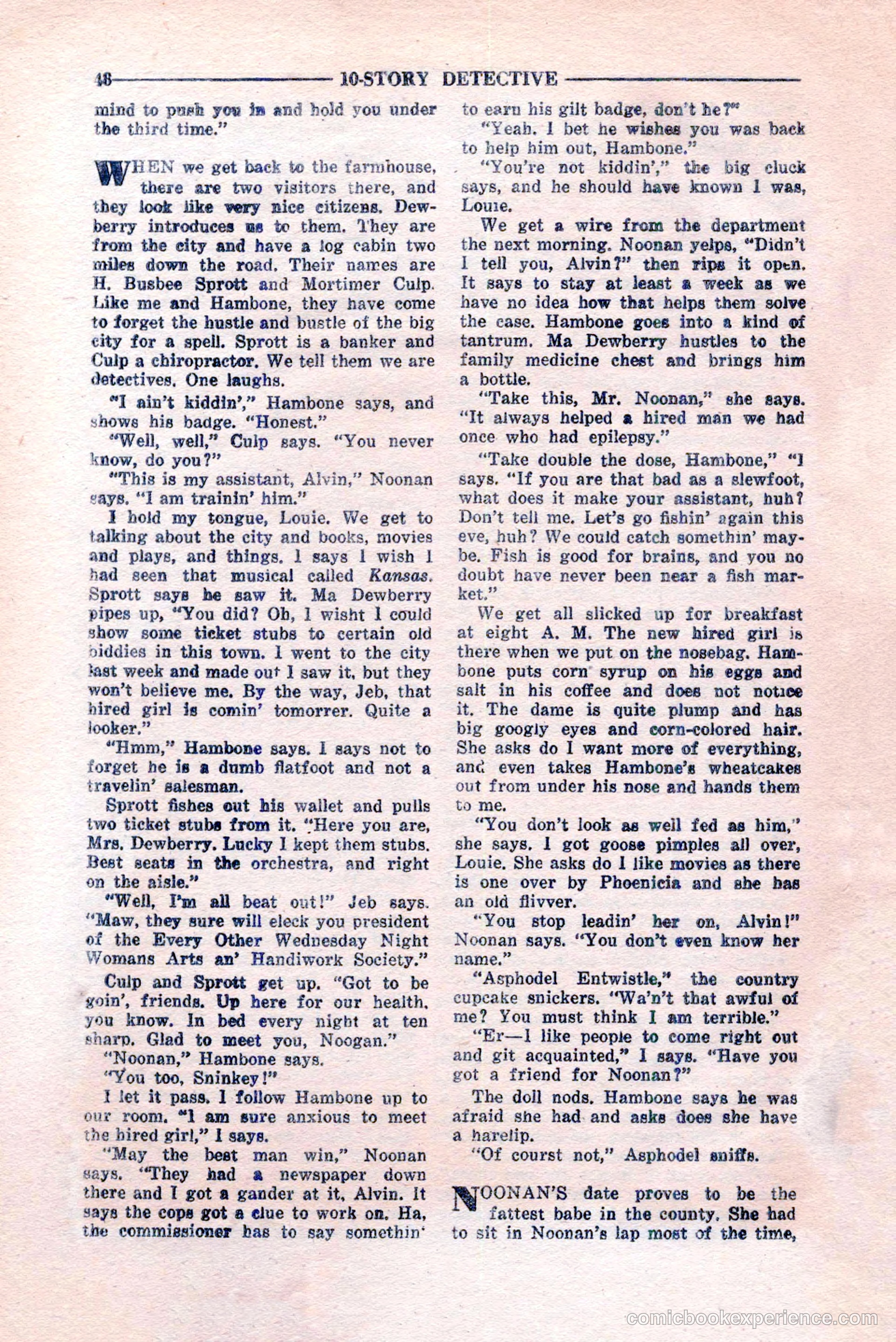 10-Story Detective, February 1946 — page 50 of 84