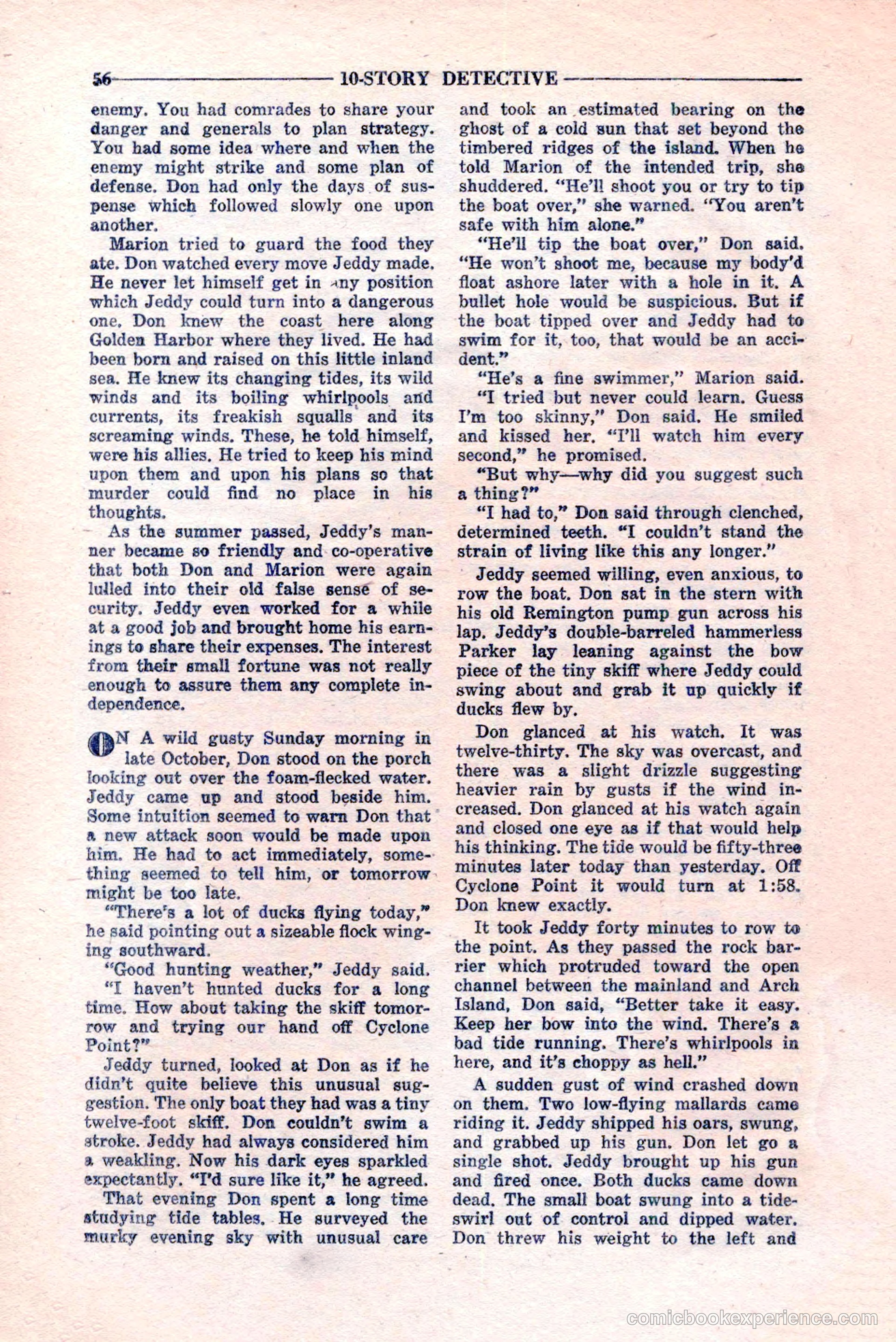 10-Story Detective, February 1946 — page 58 of 84