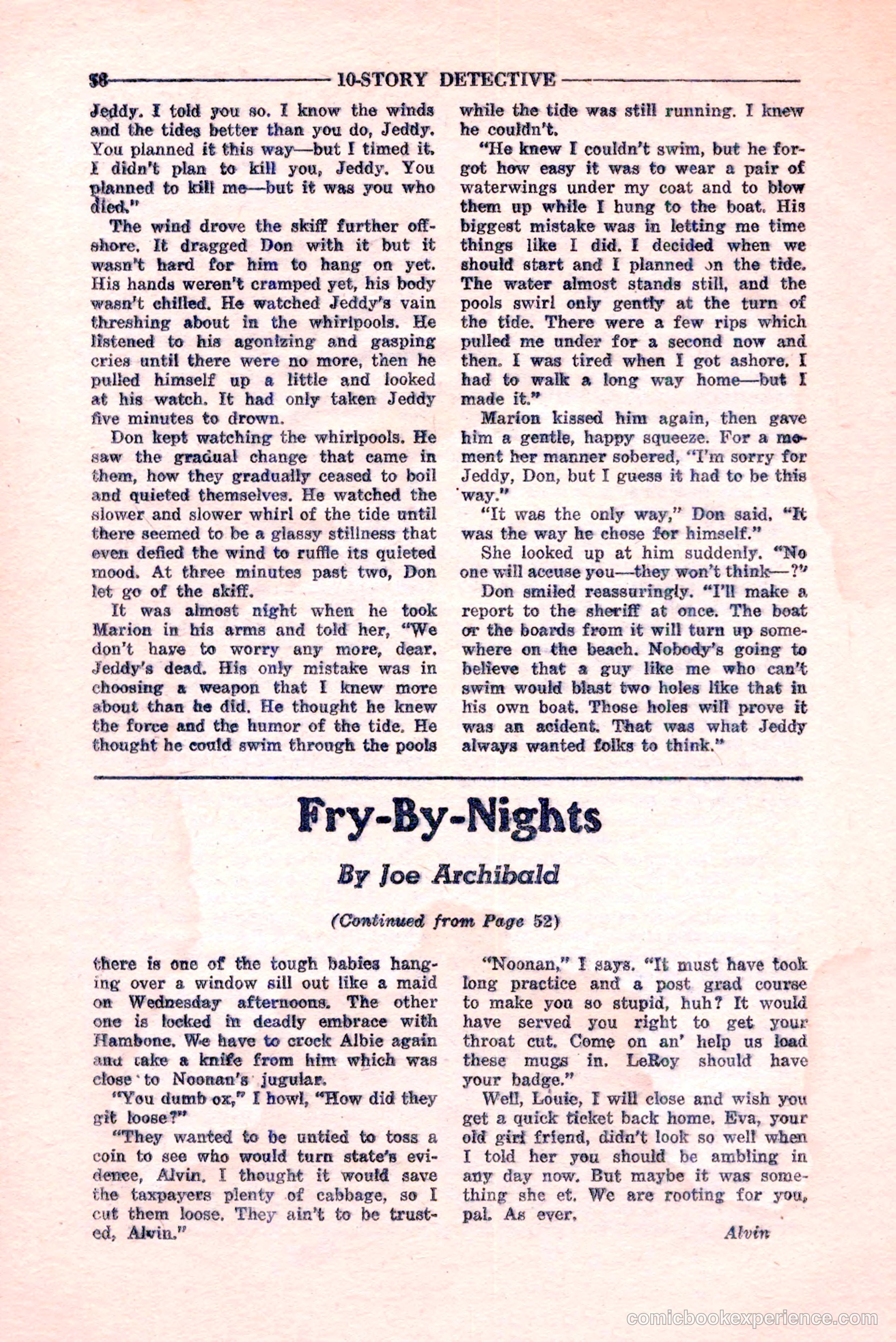 10-Story Detective, February 1946 — page 60 of 84