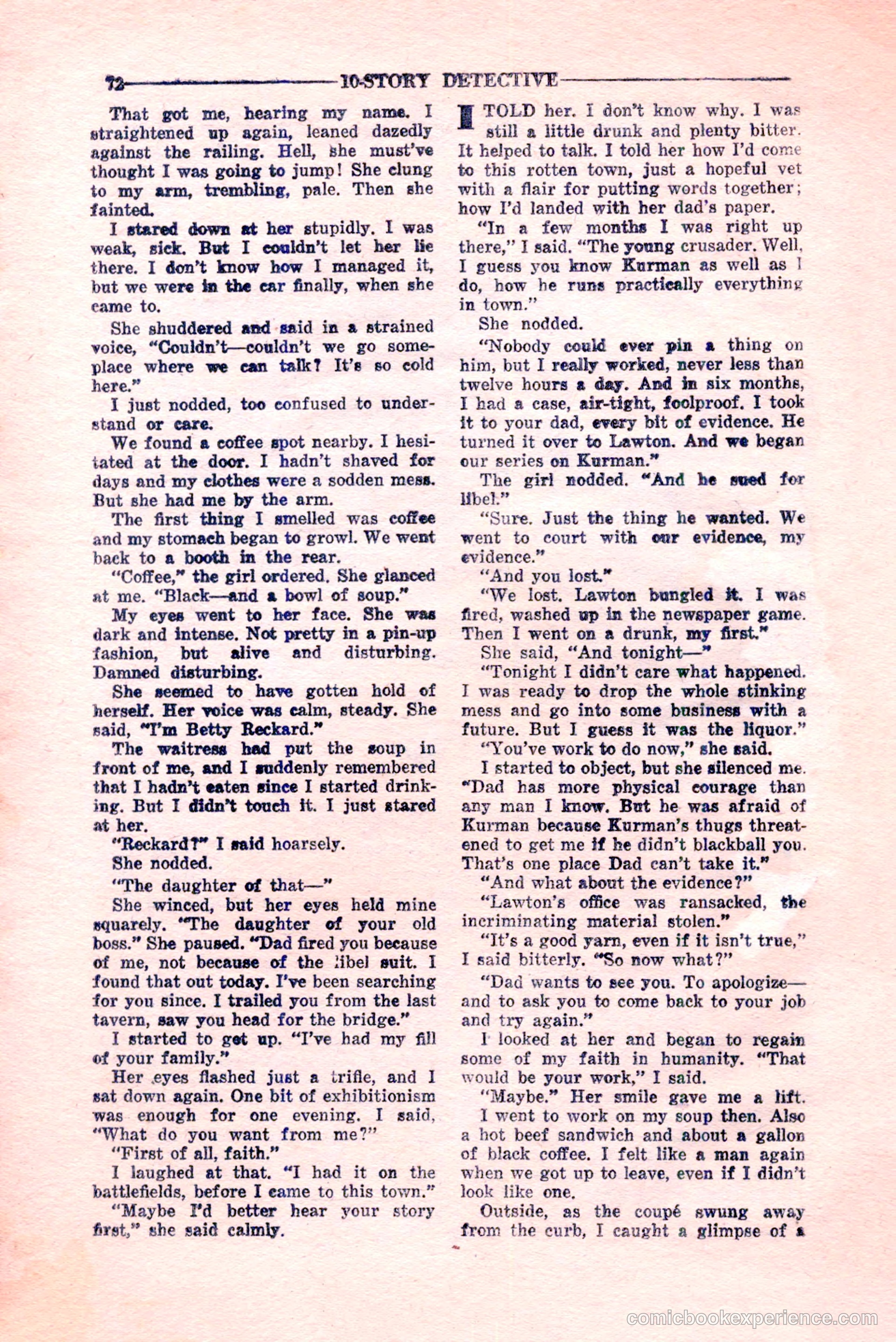 10-Story Detective, February 1946 — page 74 of 84