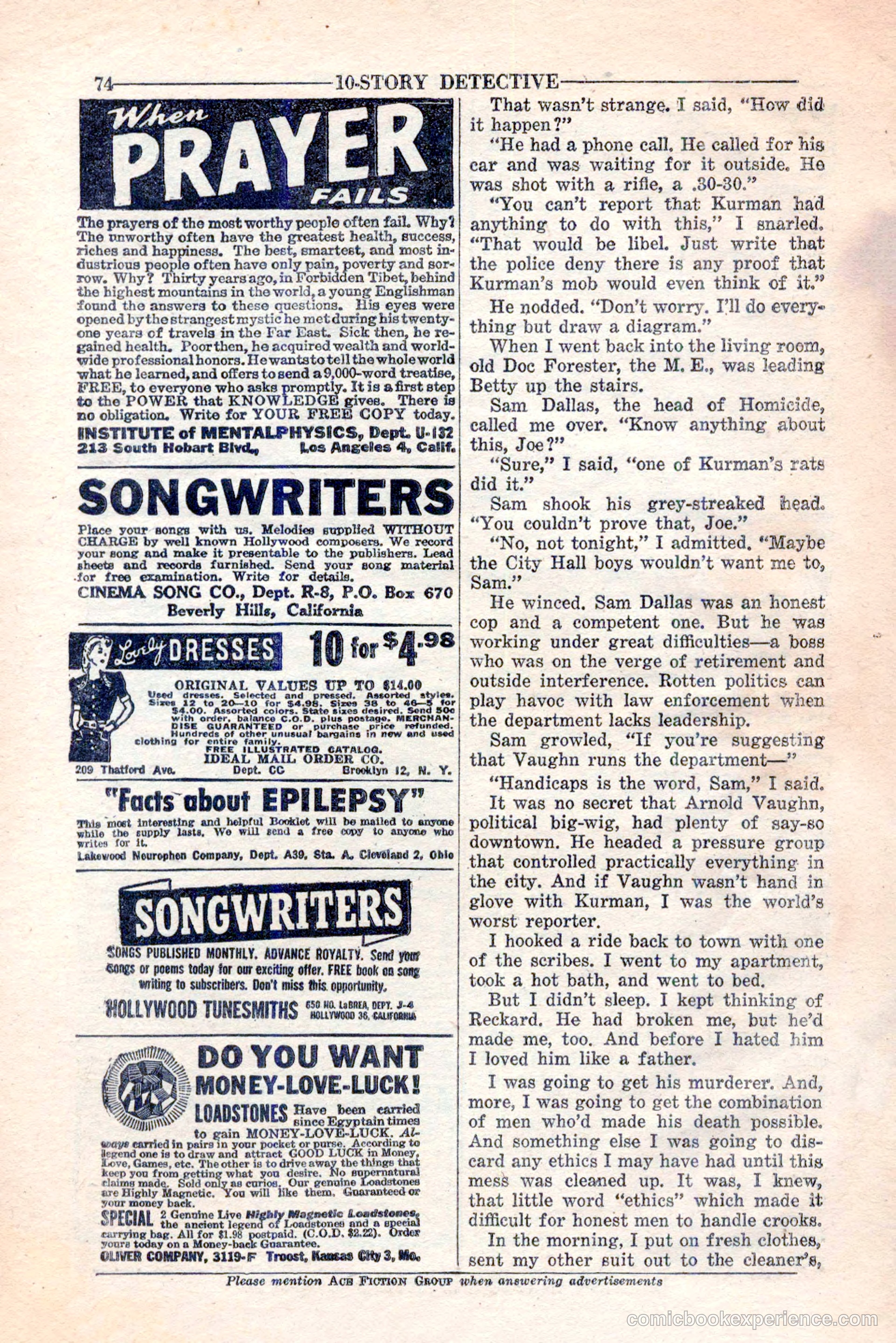 10-Story Detective, February 1946 — page 76 of 84