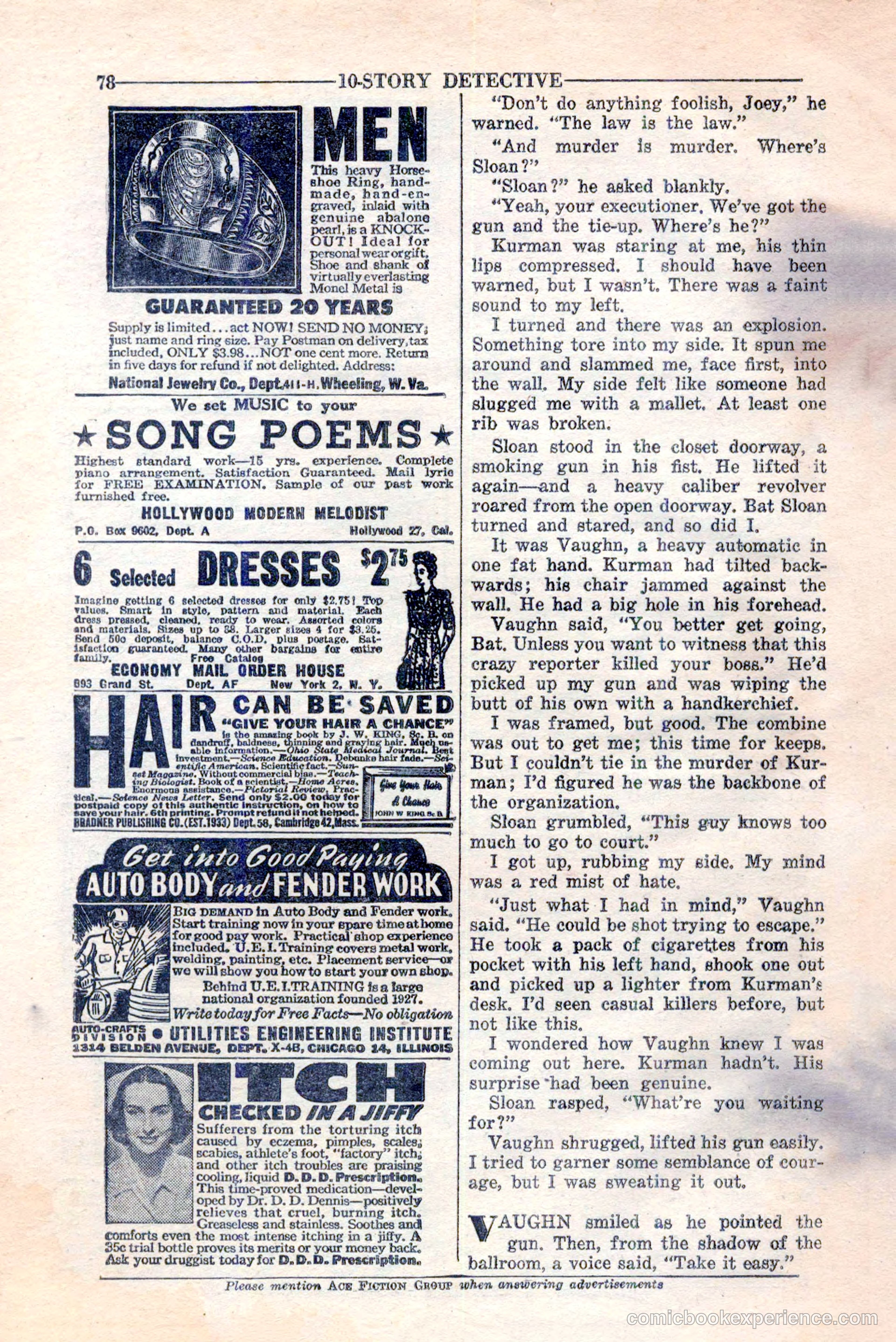 10-Story Detective, February 1946 — page 80 of 84