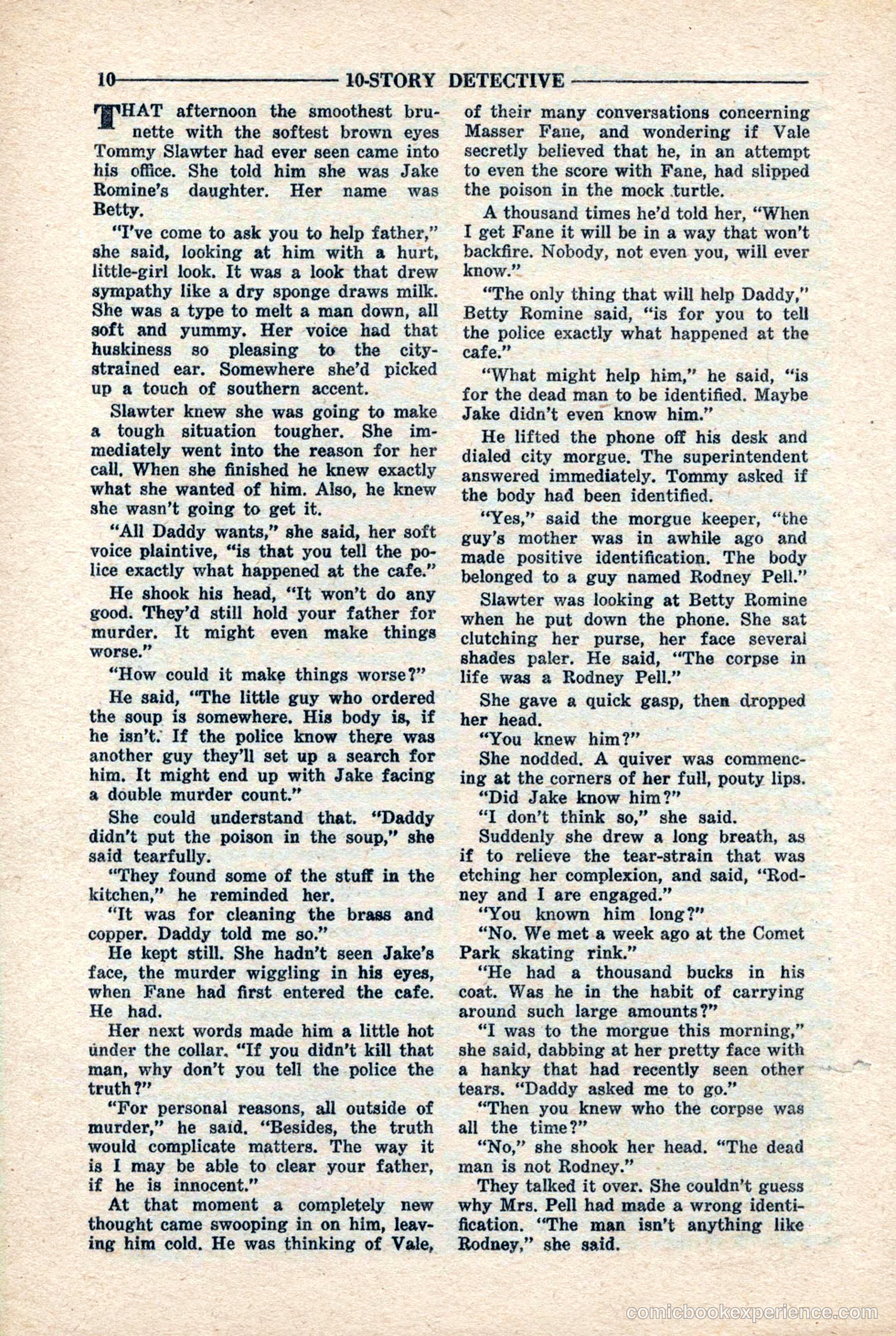 10-Story Detective Magazine, April 1946 — page 12 of 84