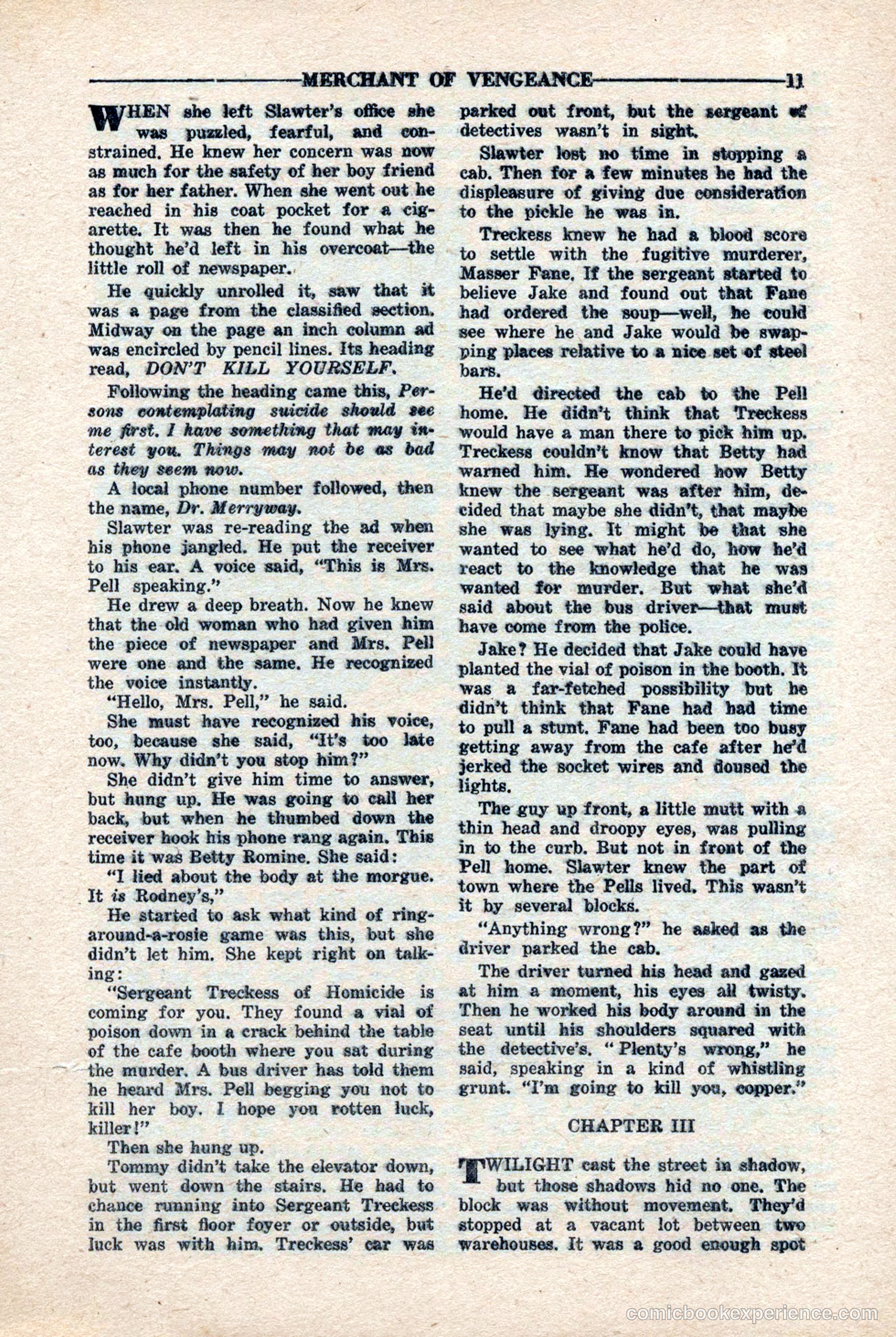 10-Story Detective Magazine, April 1946 — page 13 of 84