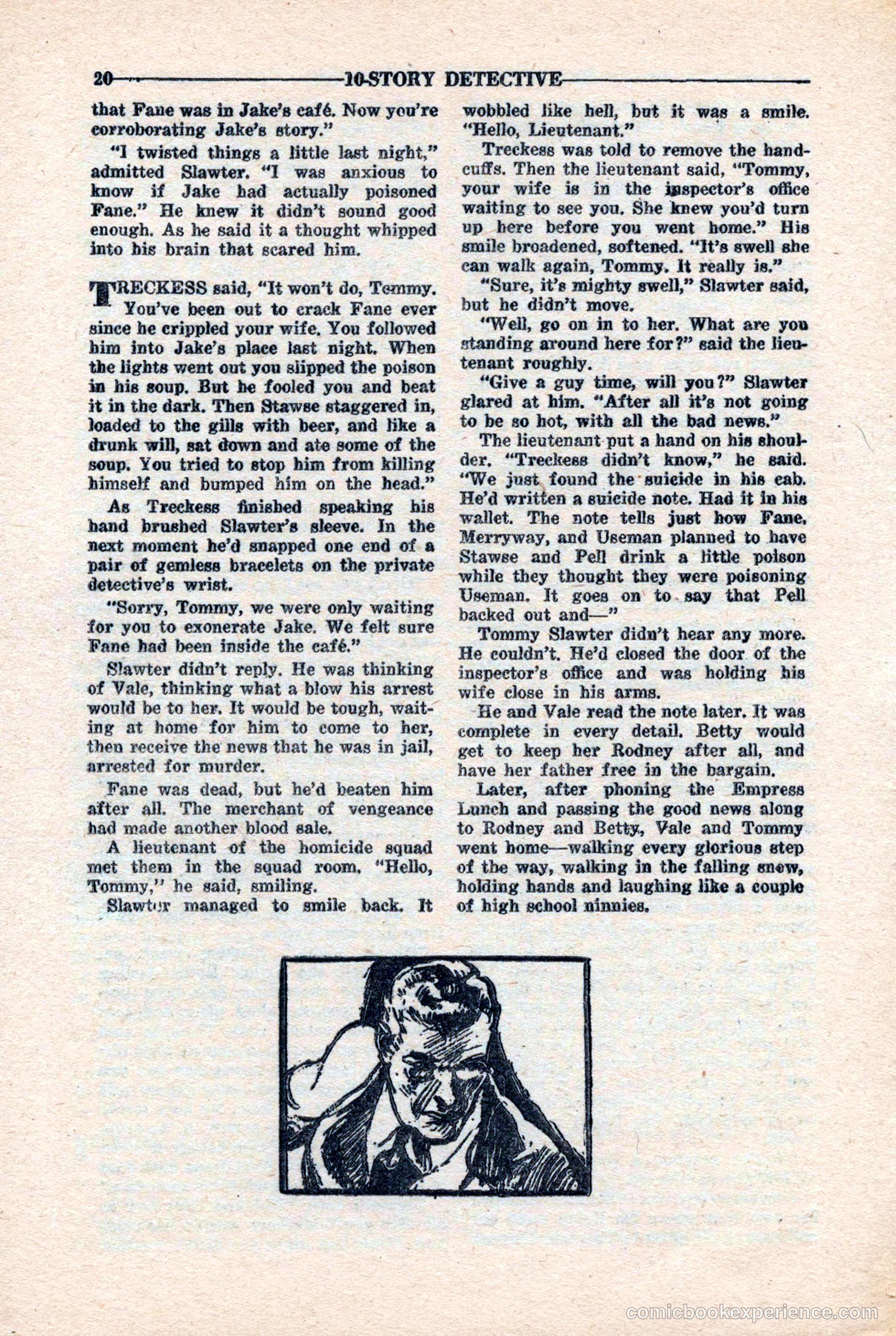 10-Story Detective Magazine, April 1946 — page 22 of 84