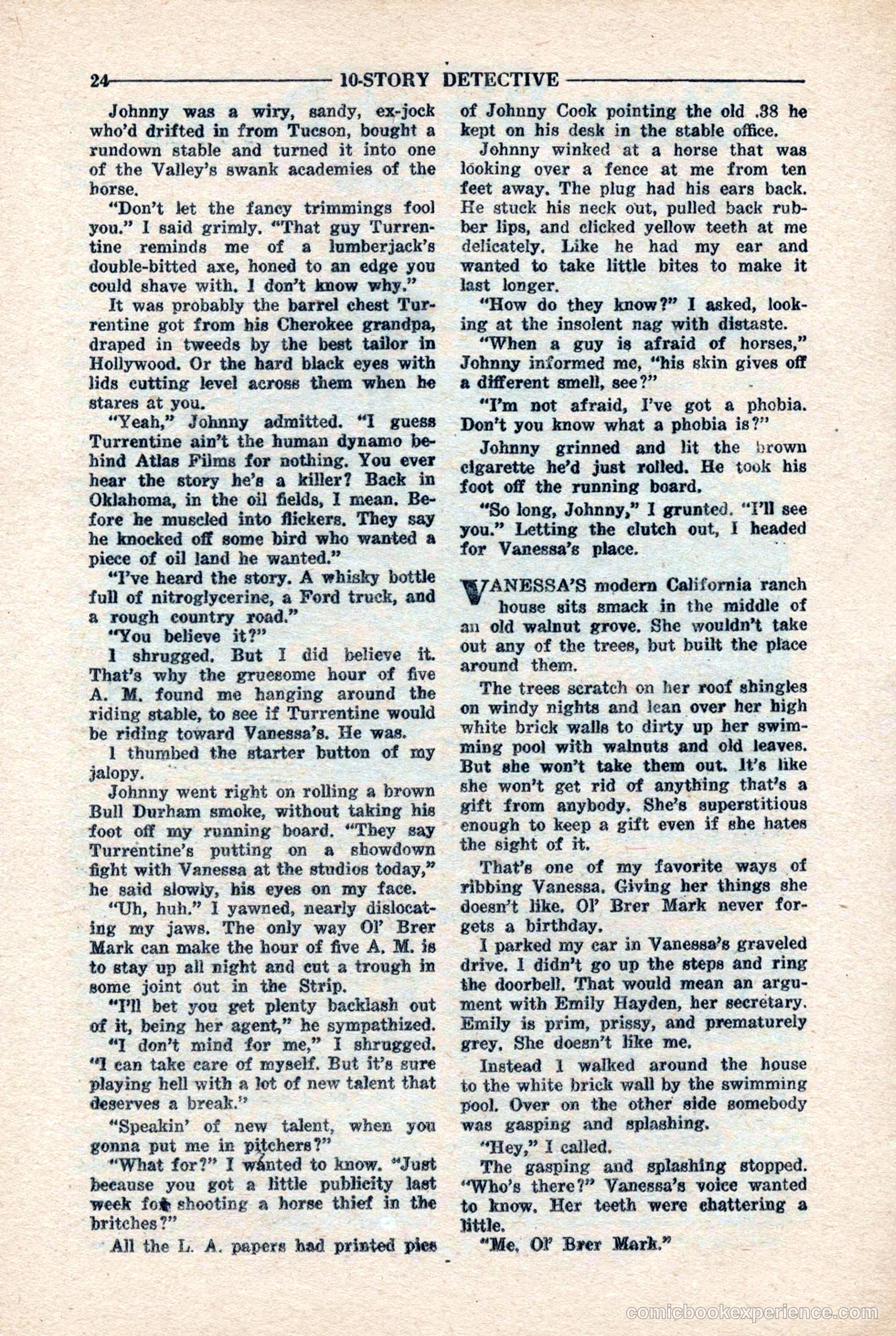 10-Story Detective Magazine, April 1946 — page 26 of 84