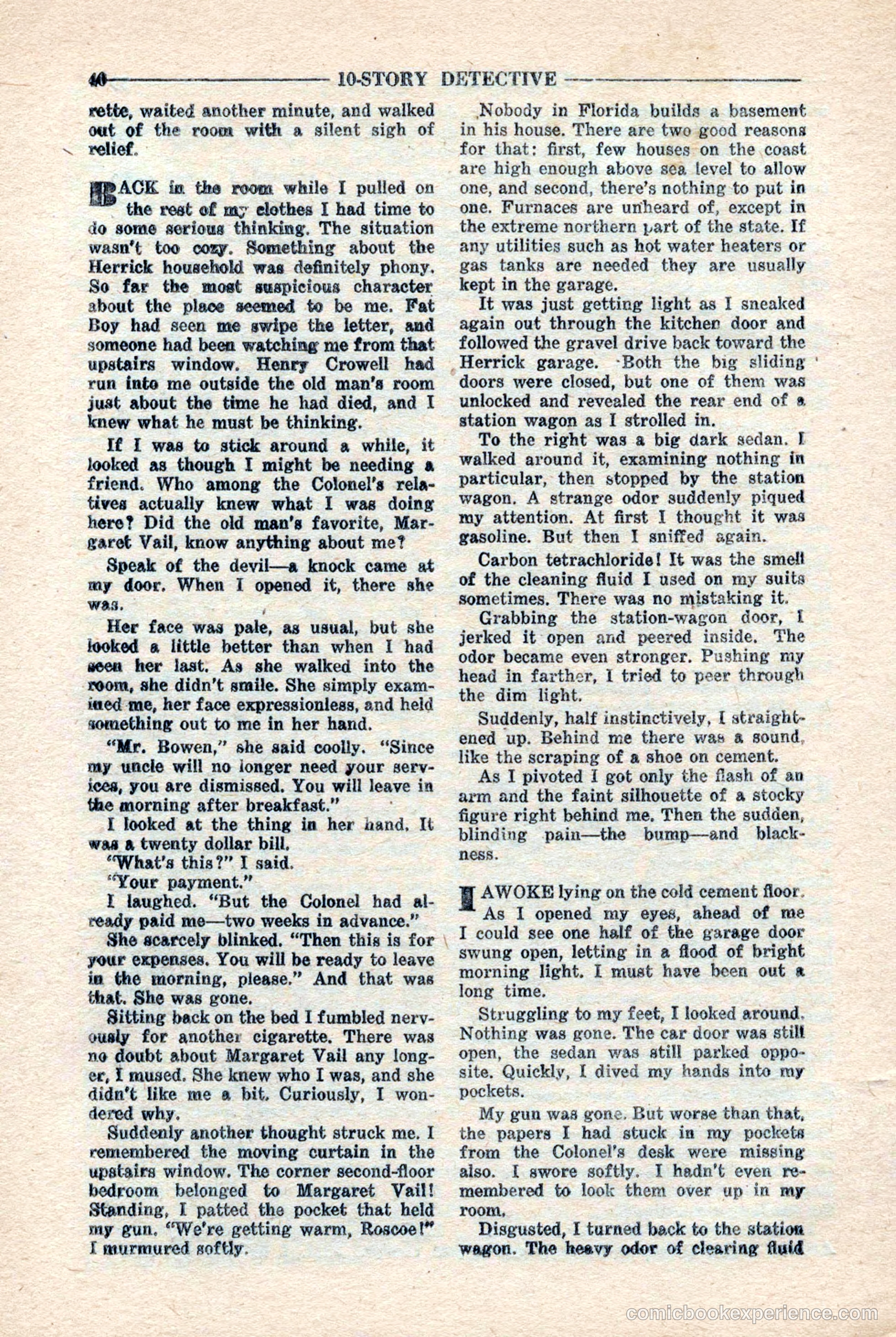 10-Story Detective Magazine, April 1946 — page 42 of 84