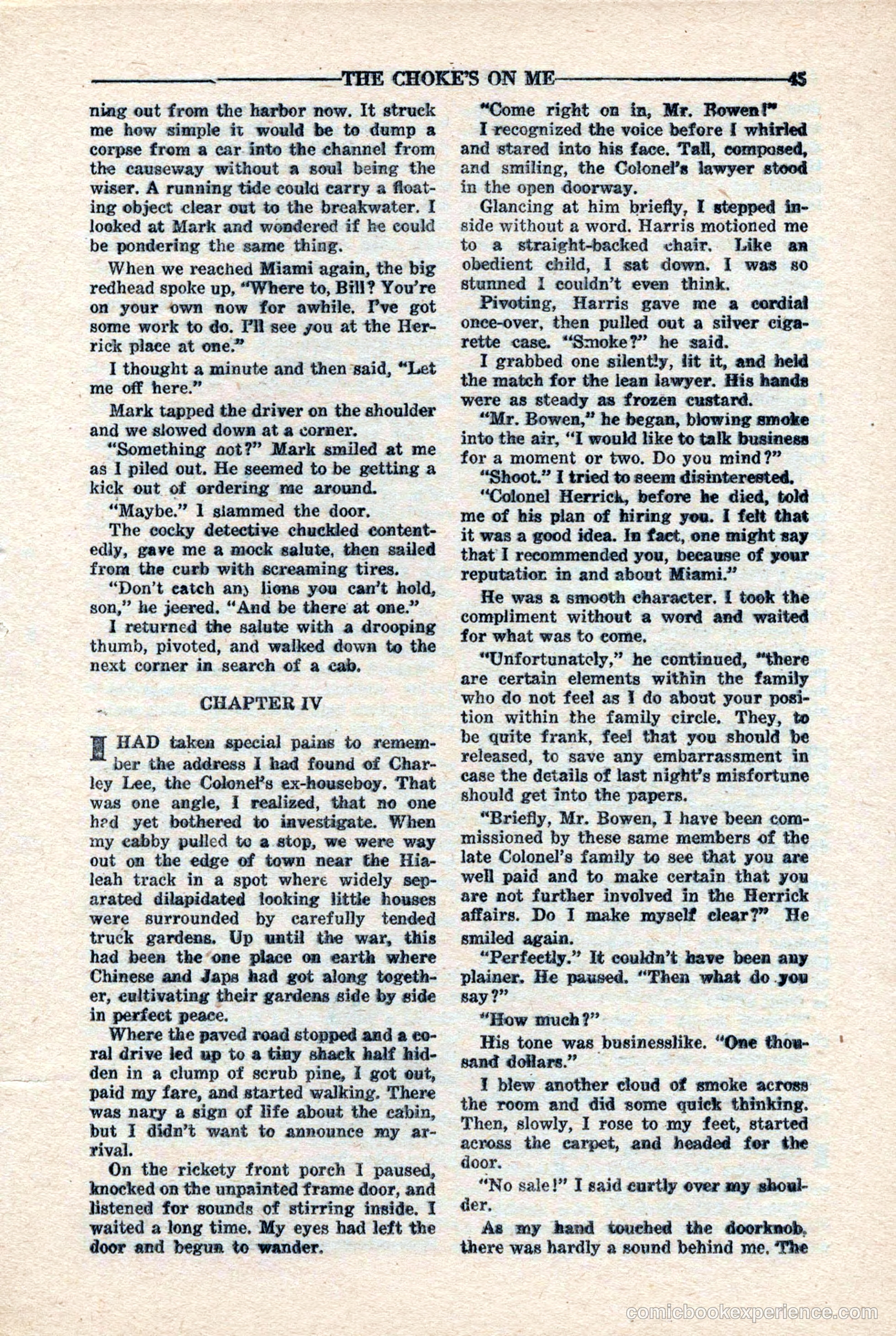 10-Story Detective Magazine, April 1946 — page 47 of 84