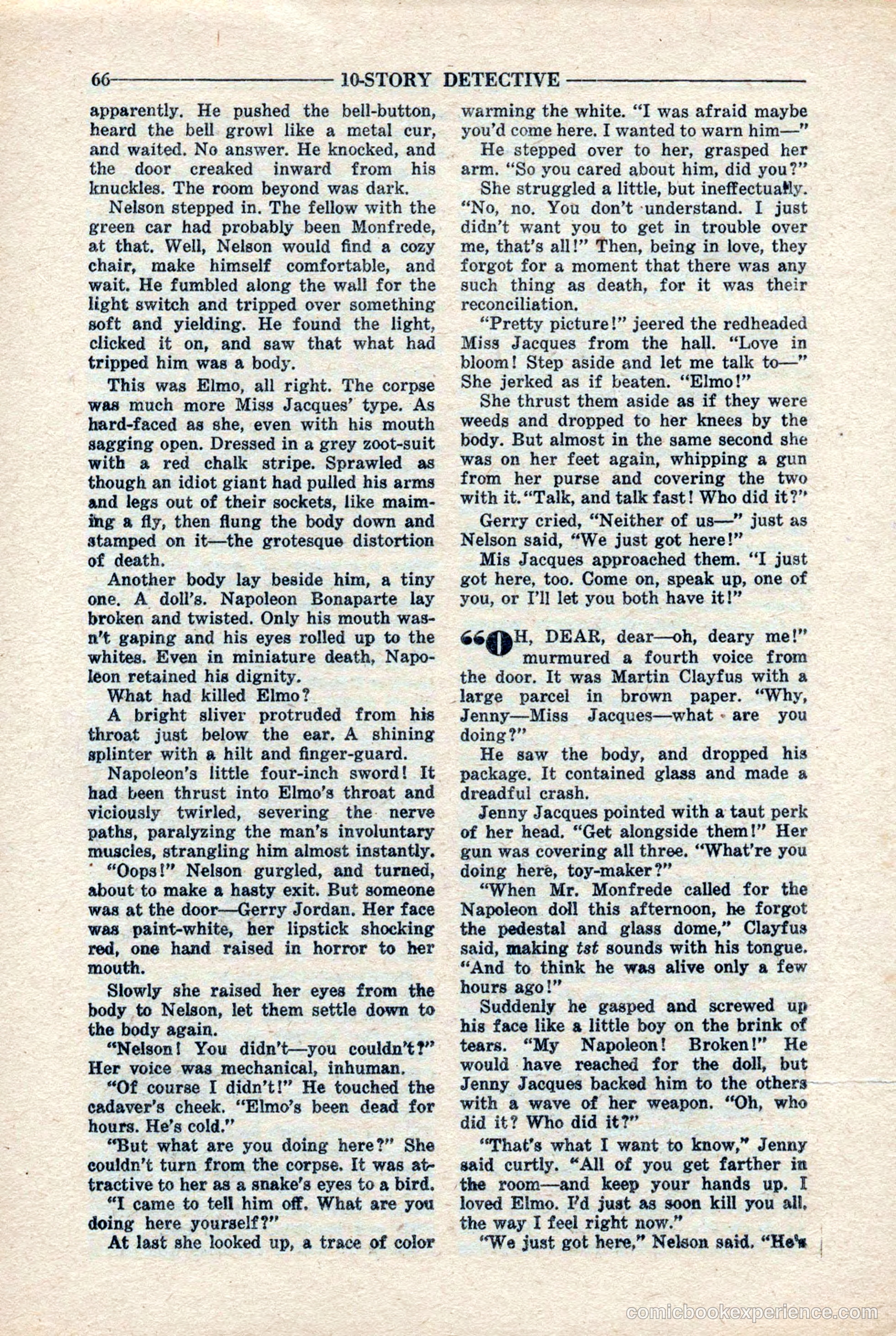 10-Story Detective Magazine, April 1946 — page 68 of 84