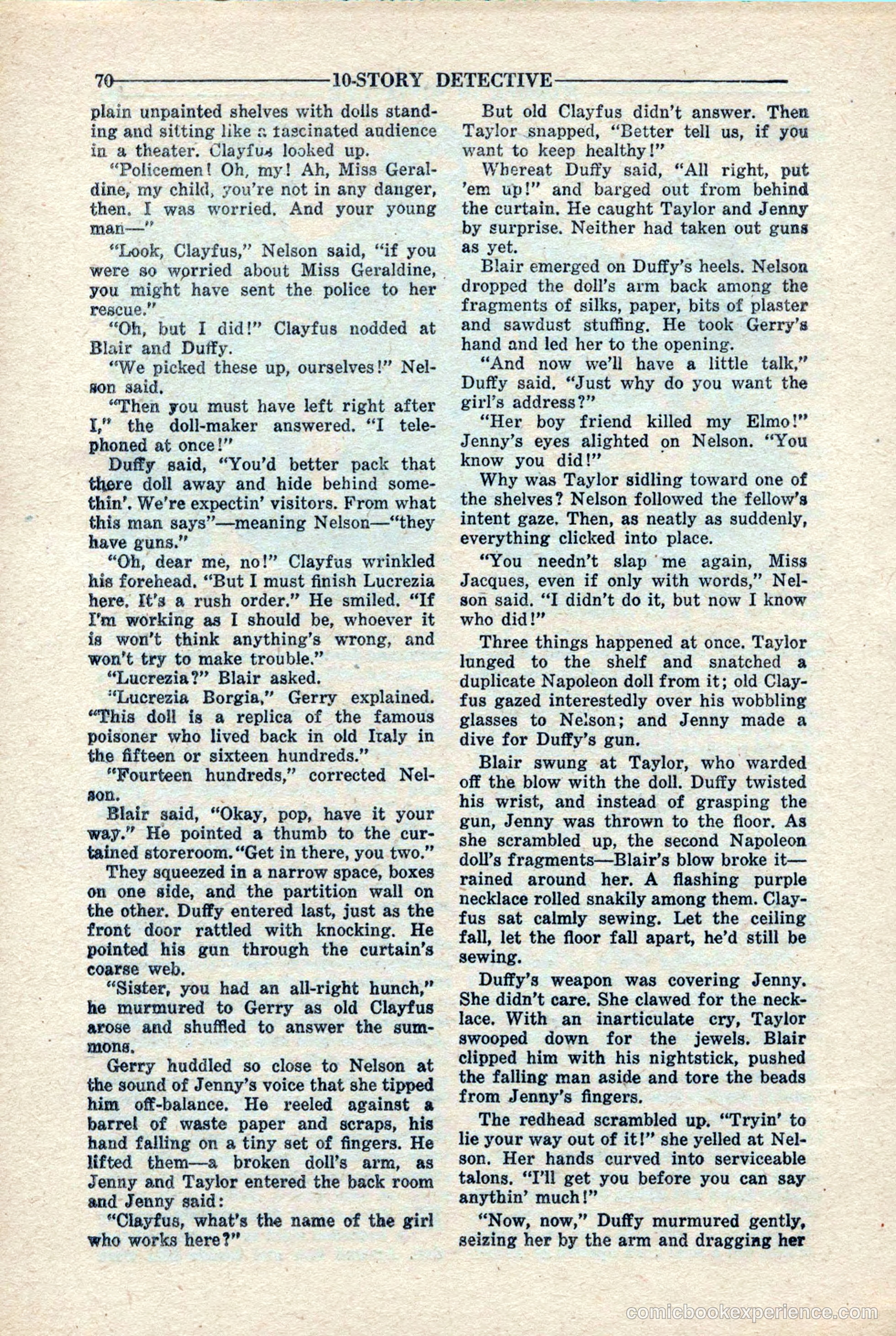 10-Story Detective Magazine, April 1946 — page 72 of 84