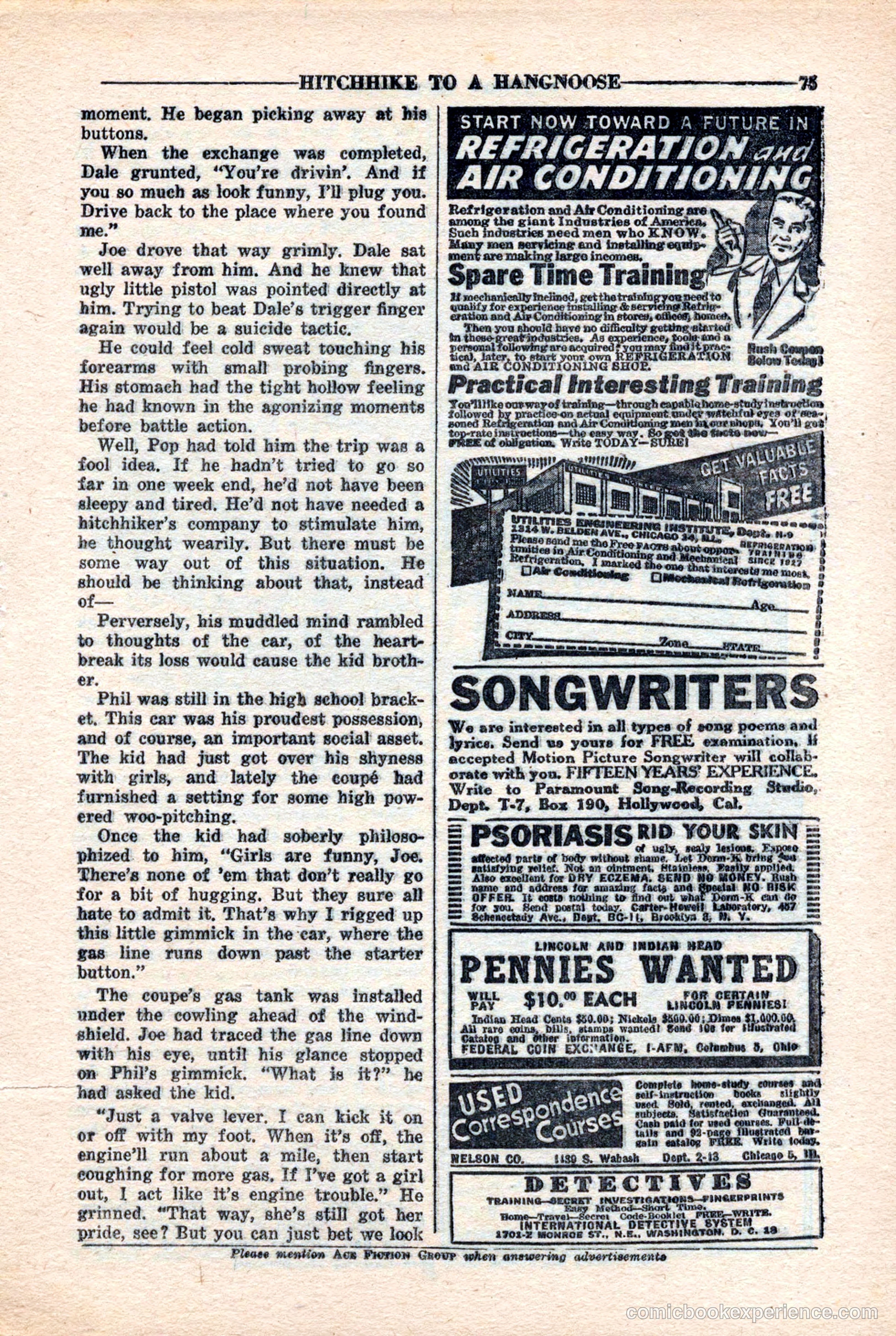 10-Story Detective Magazine, April 1946 — page 77 of 84