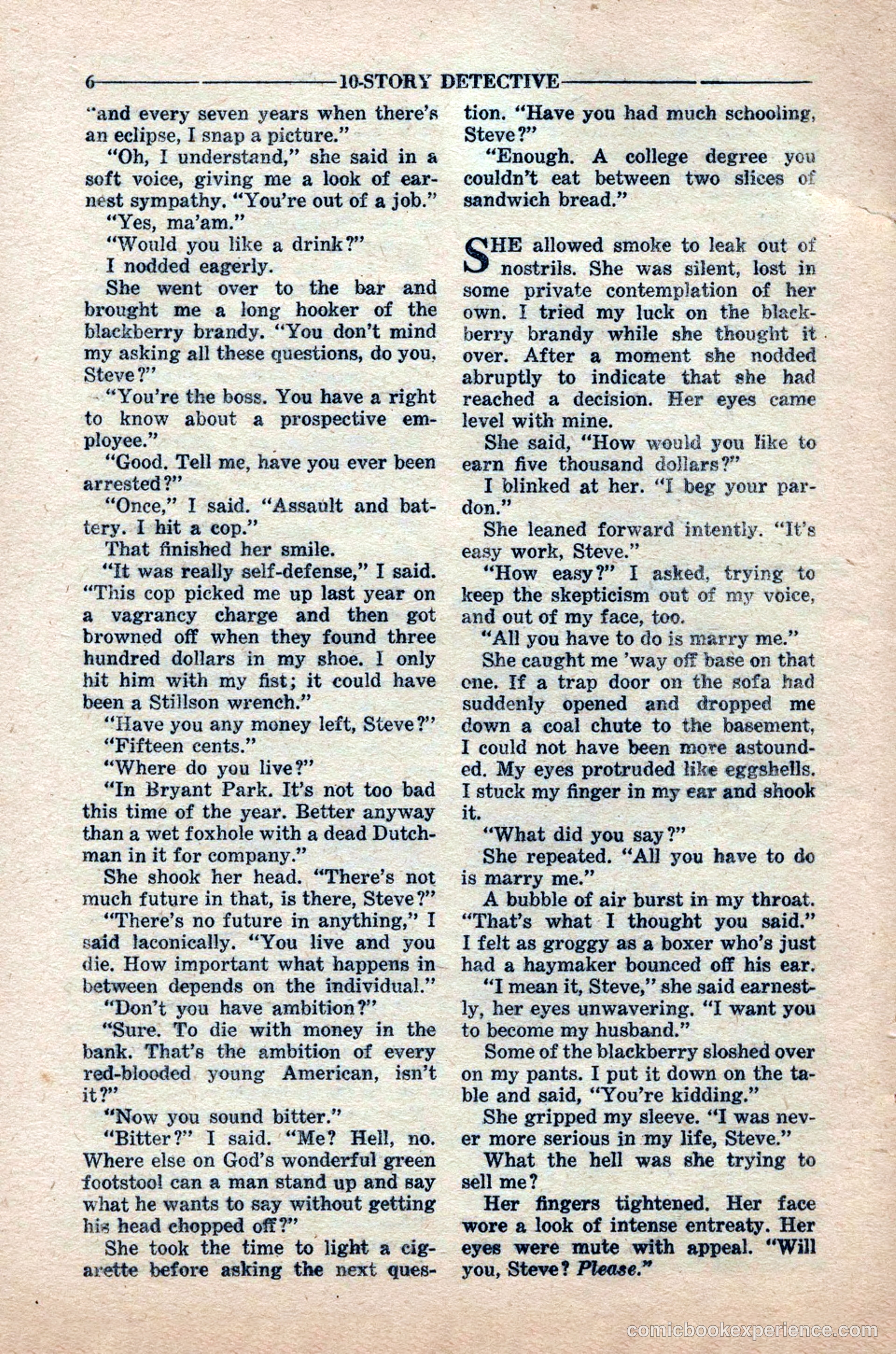 10-Story Detective Magazine, April 1949 — page 8 of 100
