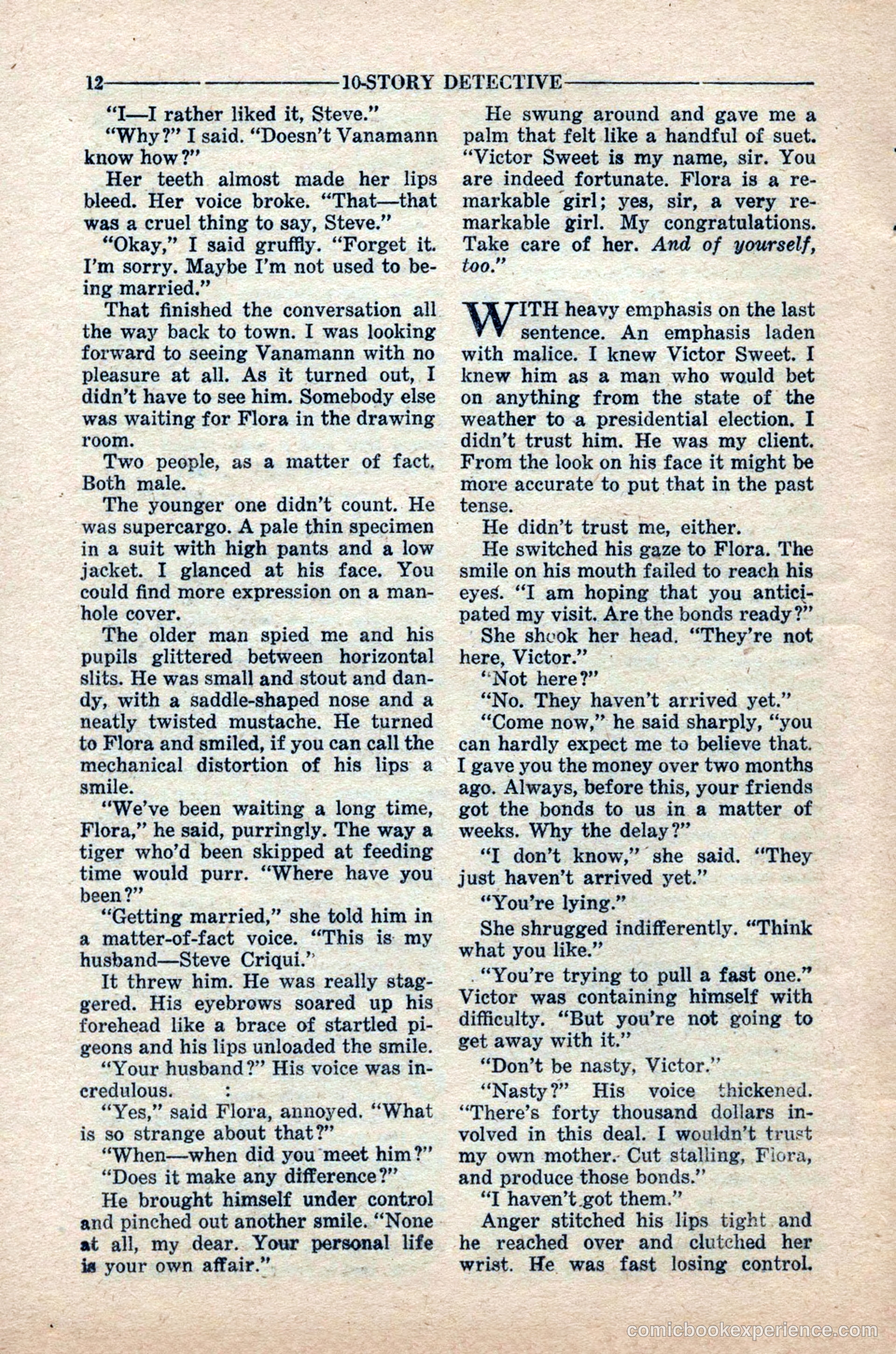 10-Story Detective Magazine, April 1949 — page 14 of 100