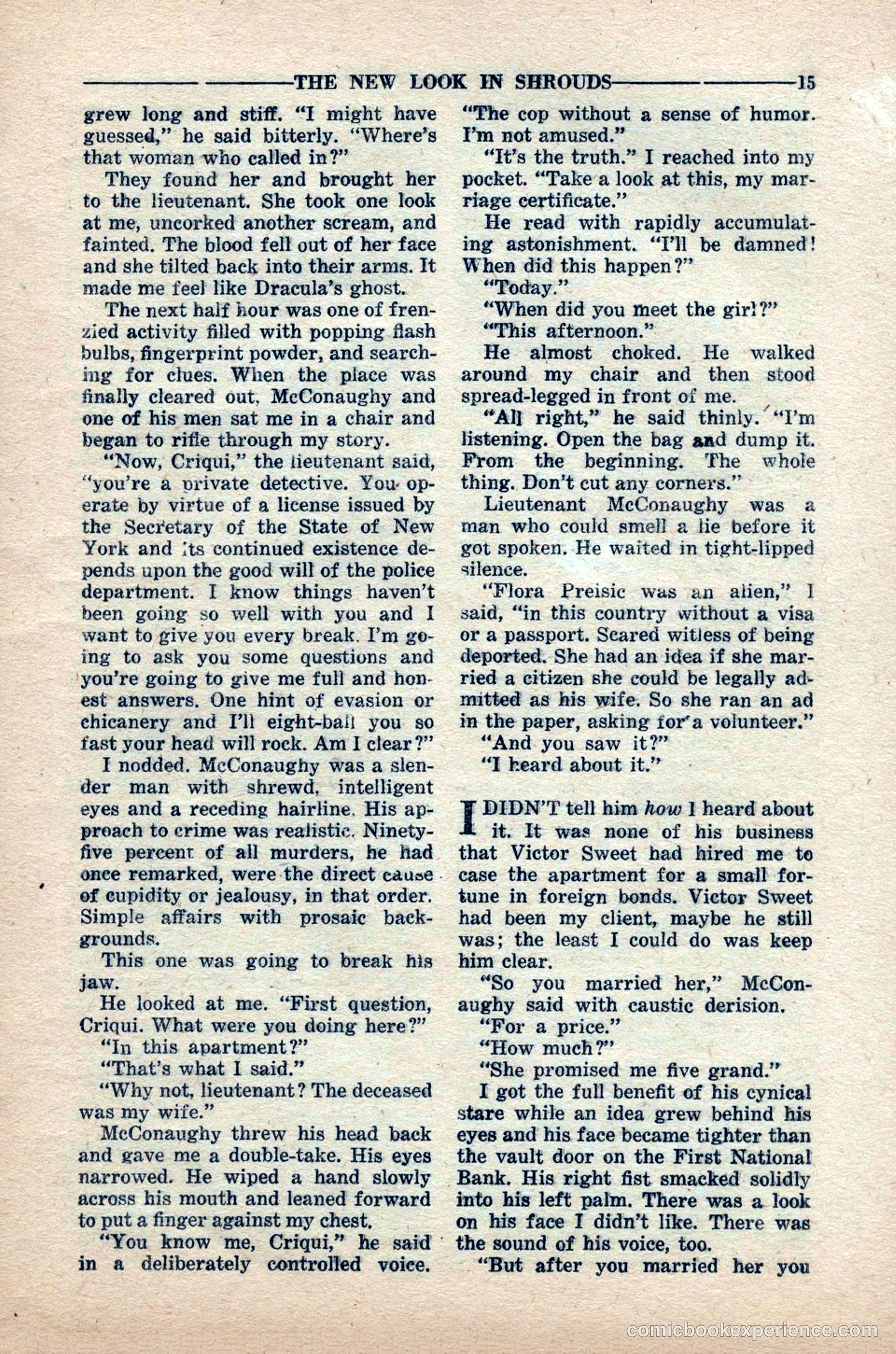 10-Story Detective Magazine, April 1949 — page 17 of 100