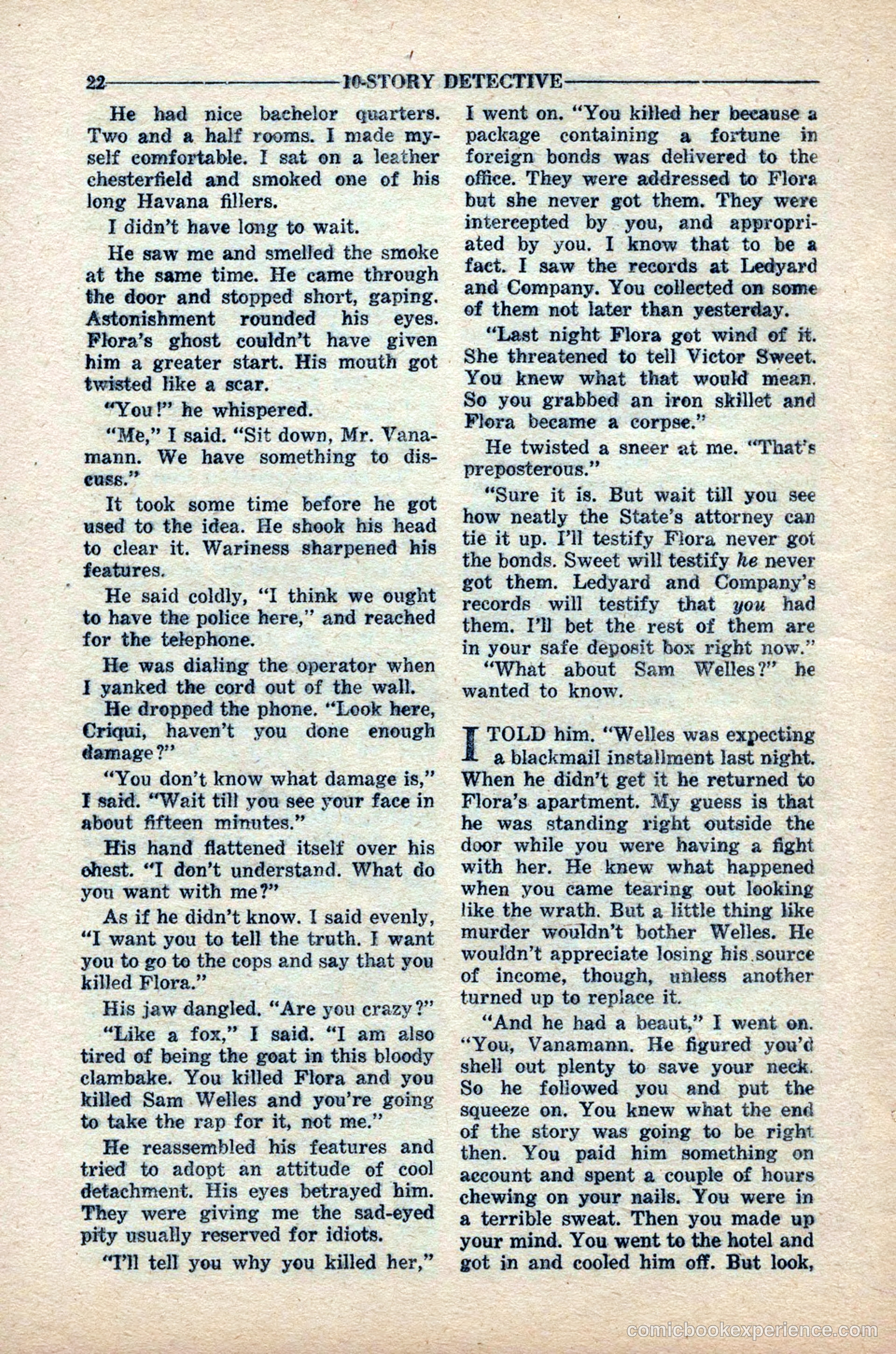 10-Story Detective Magazine, April 1949 — page 24 of 100