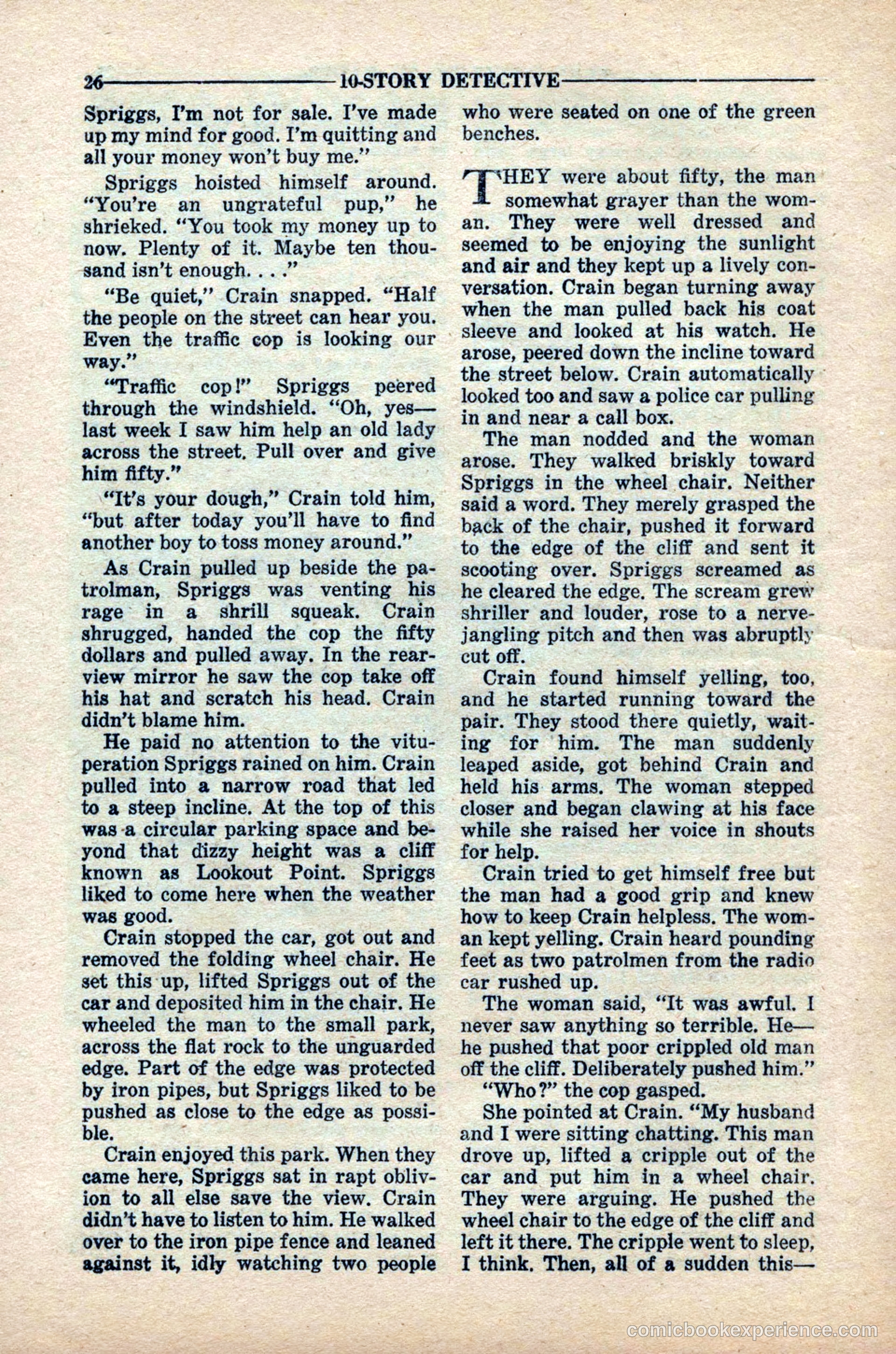 10-Story Detective Magazine, April 1949 — page 28 of 100