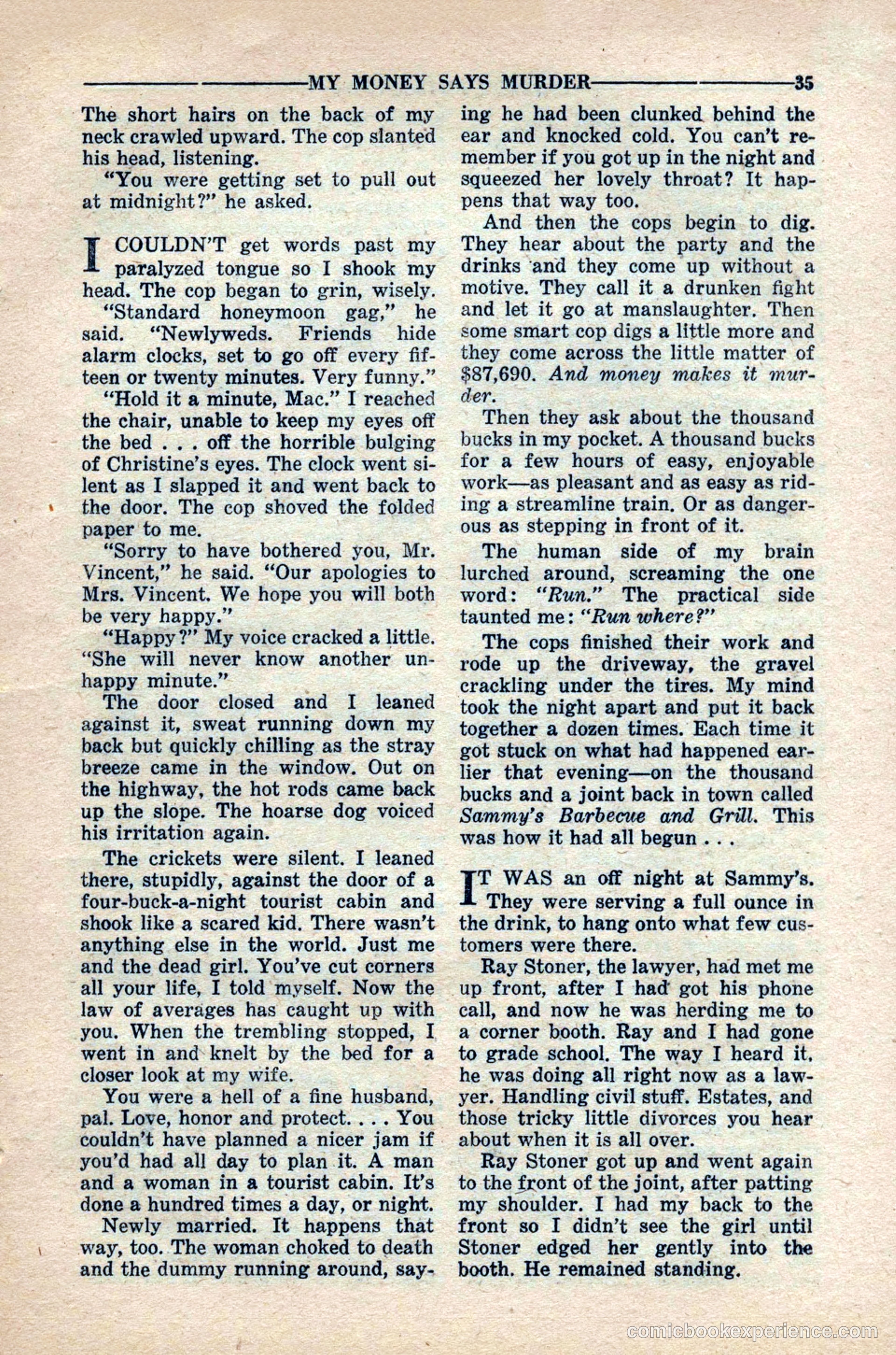 10-Story Detective Magazine, April 1949 — page 37 of 100
