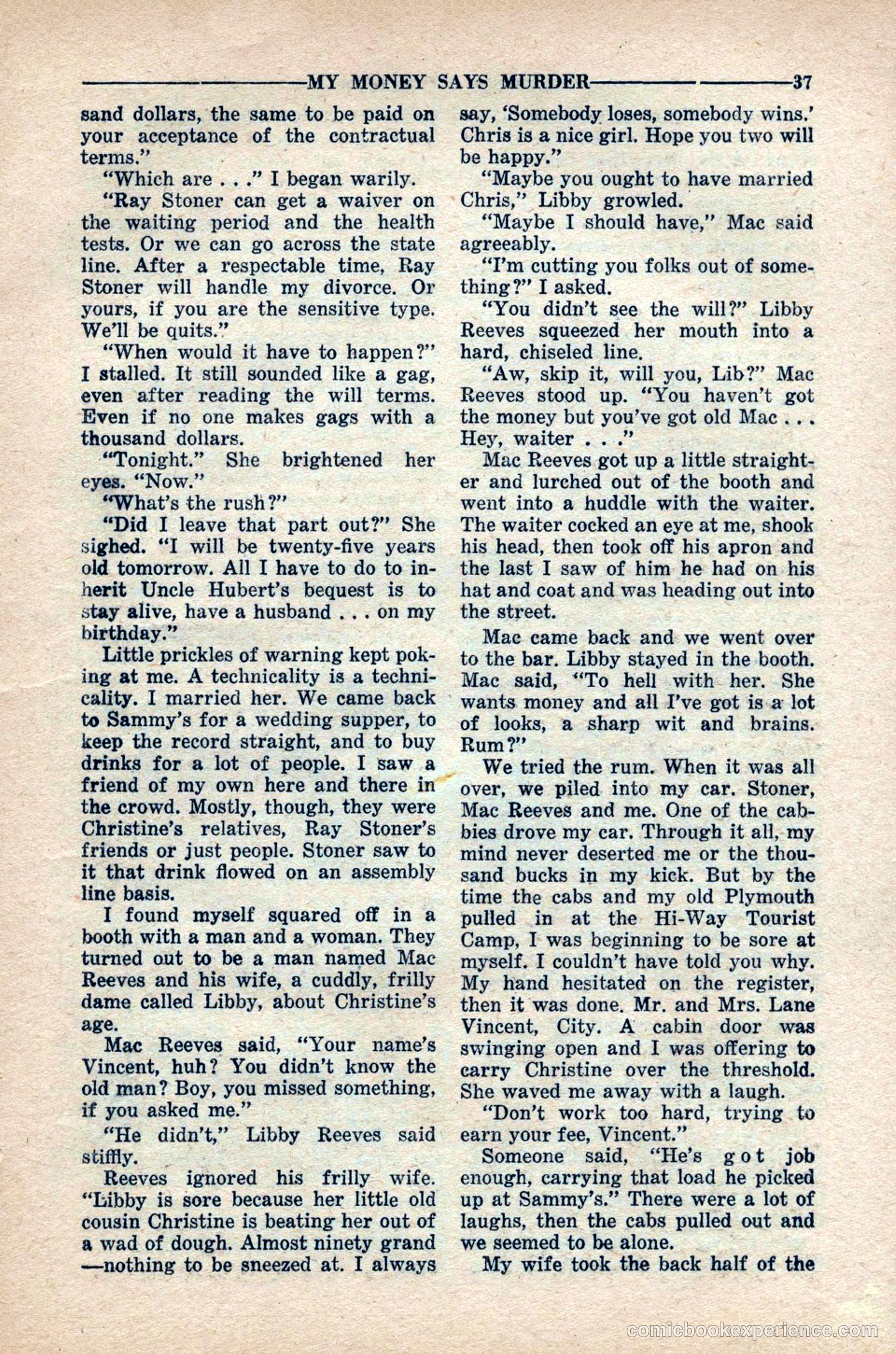 10-Story Detective Magazine, April 1949 — page 39 of 100