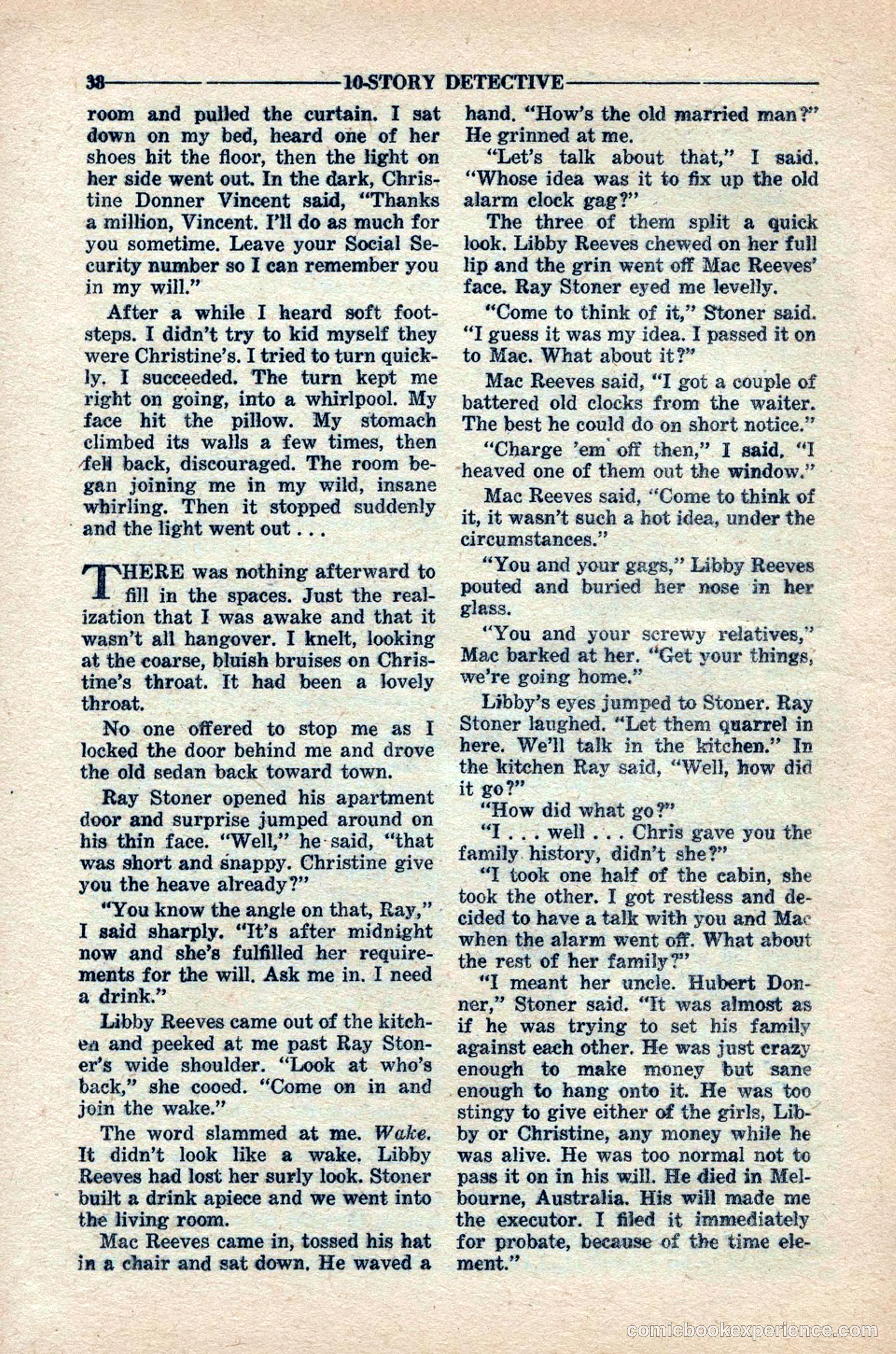 10-Story Detective Magazine, April 1949 — page 40 of 100
