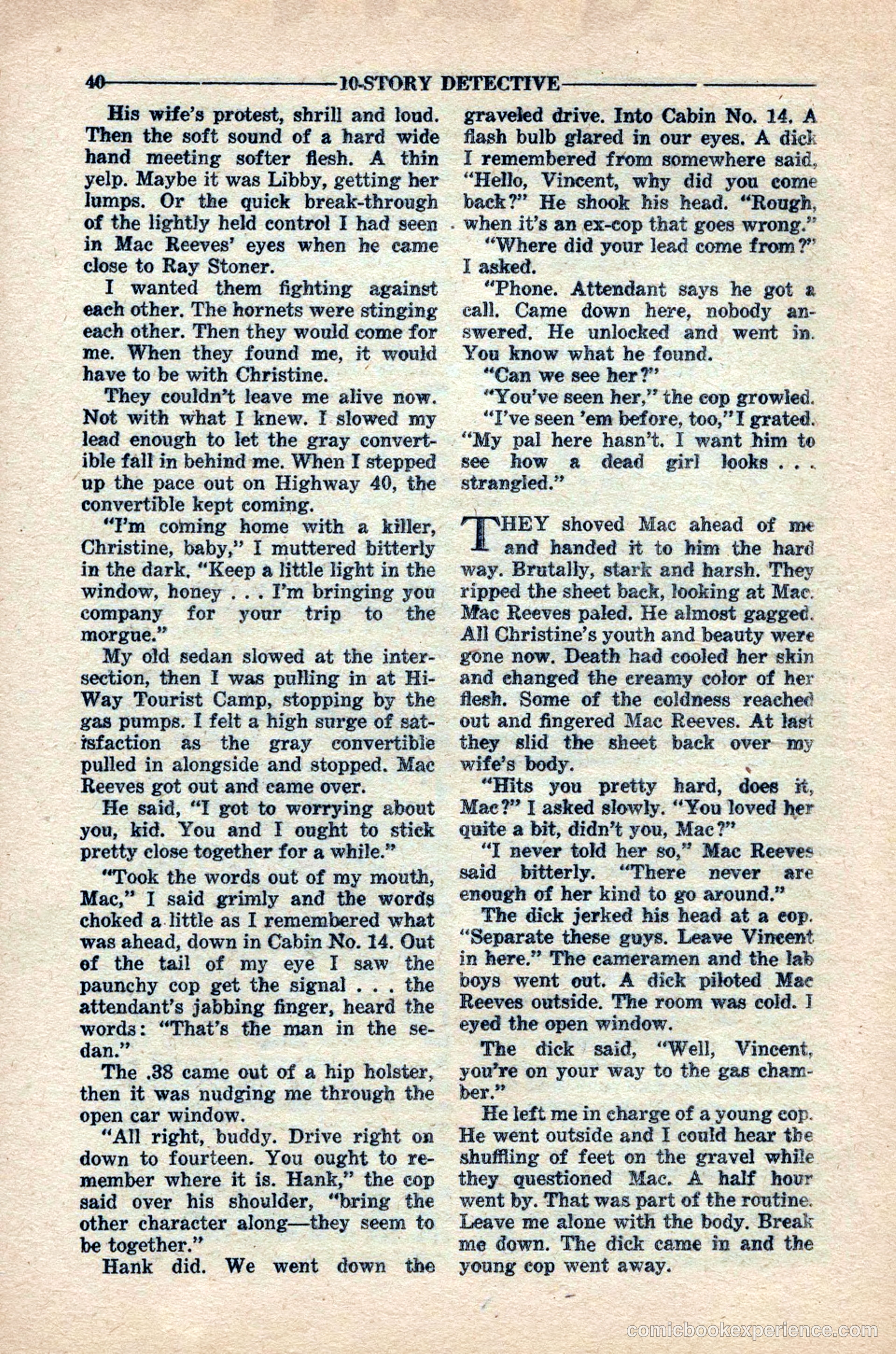 10-Story Detective Magazine, April 1949 — page 42 of 100
