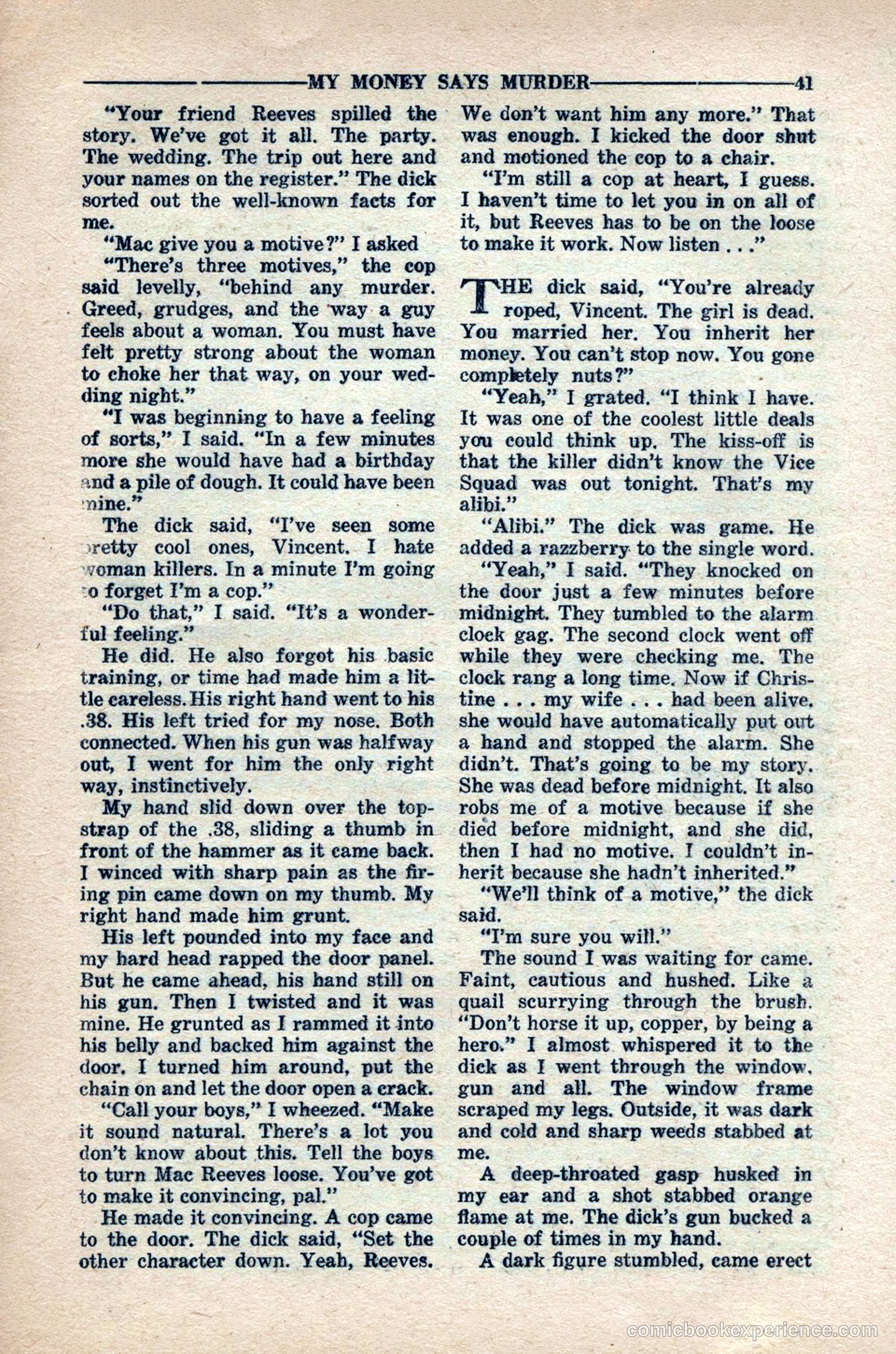 10-Story Detective Magazine, April 1949 — page 43 of 100