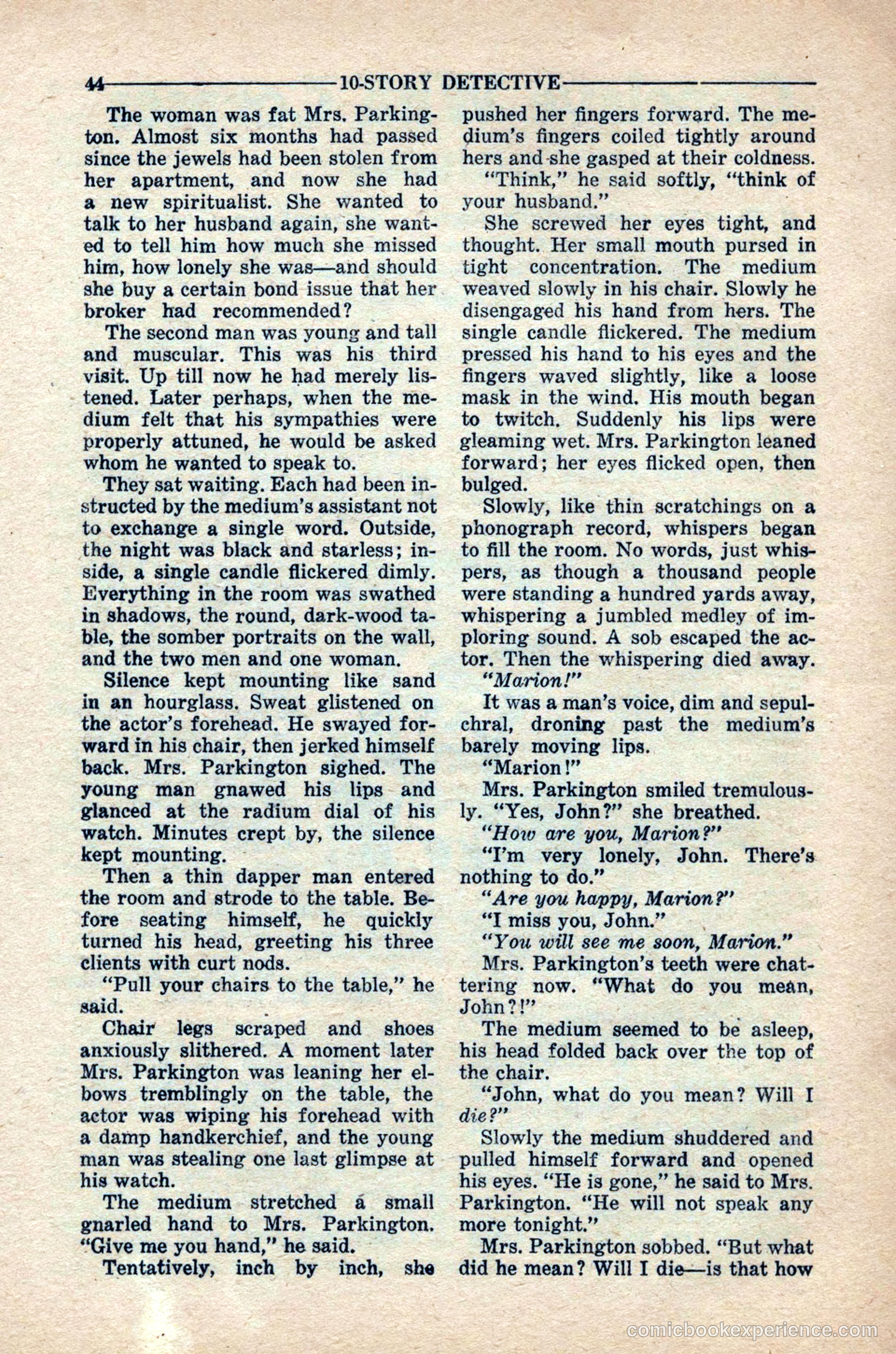 10-Story Detective Magazine, April 1949 — page 46 of 100