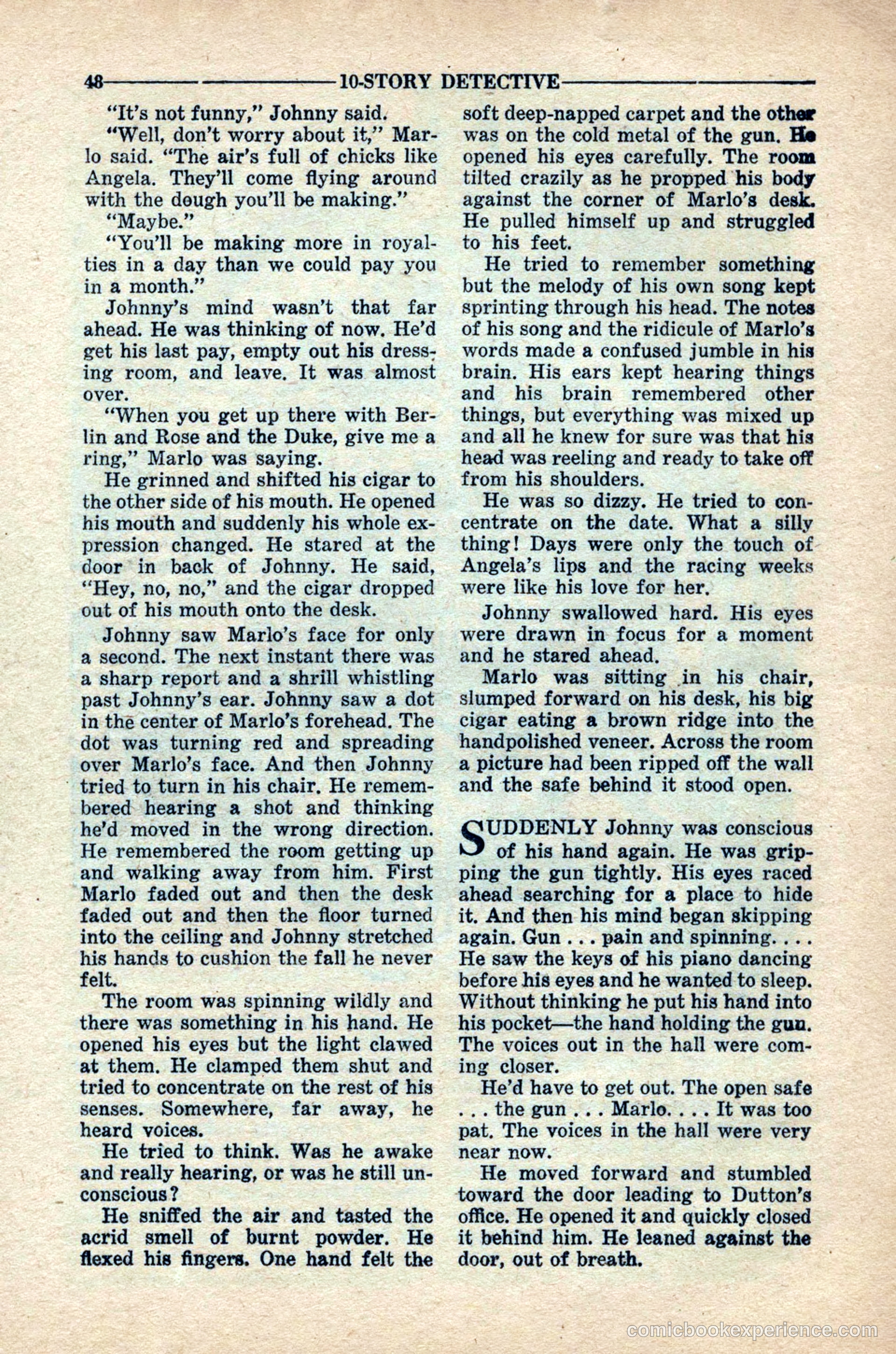 10-Story Detective Magazine, April 1949 — page 50 of 100