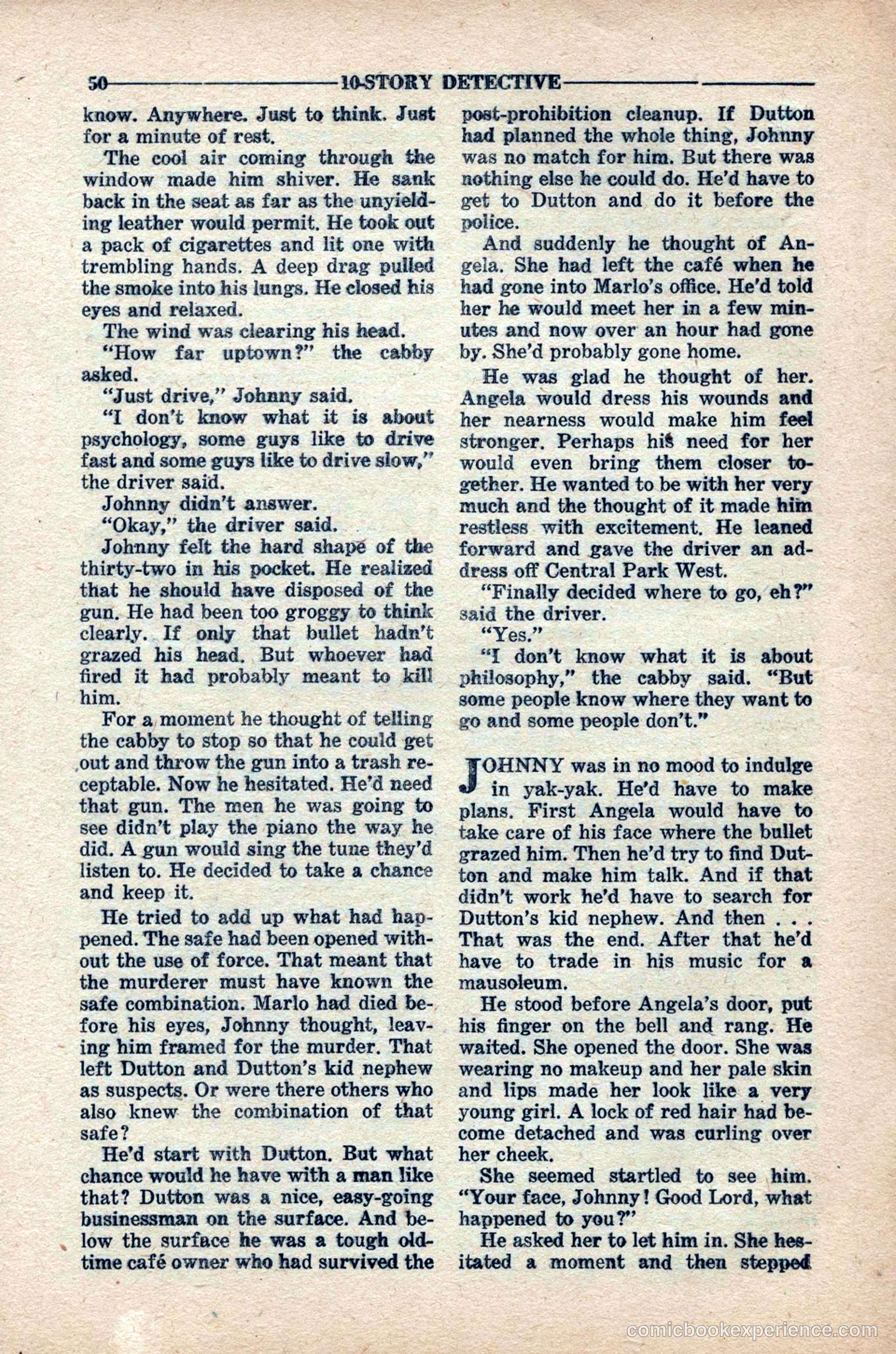 10-Story Detective Magazine, April 1949 — page 52 of 100