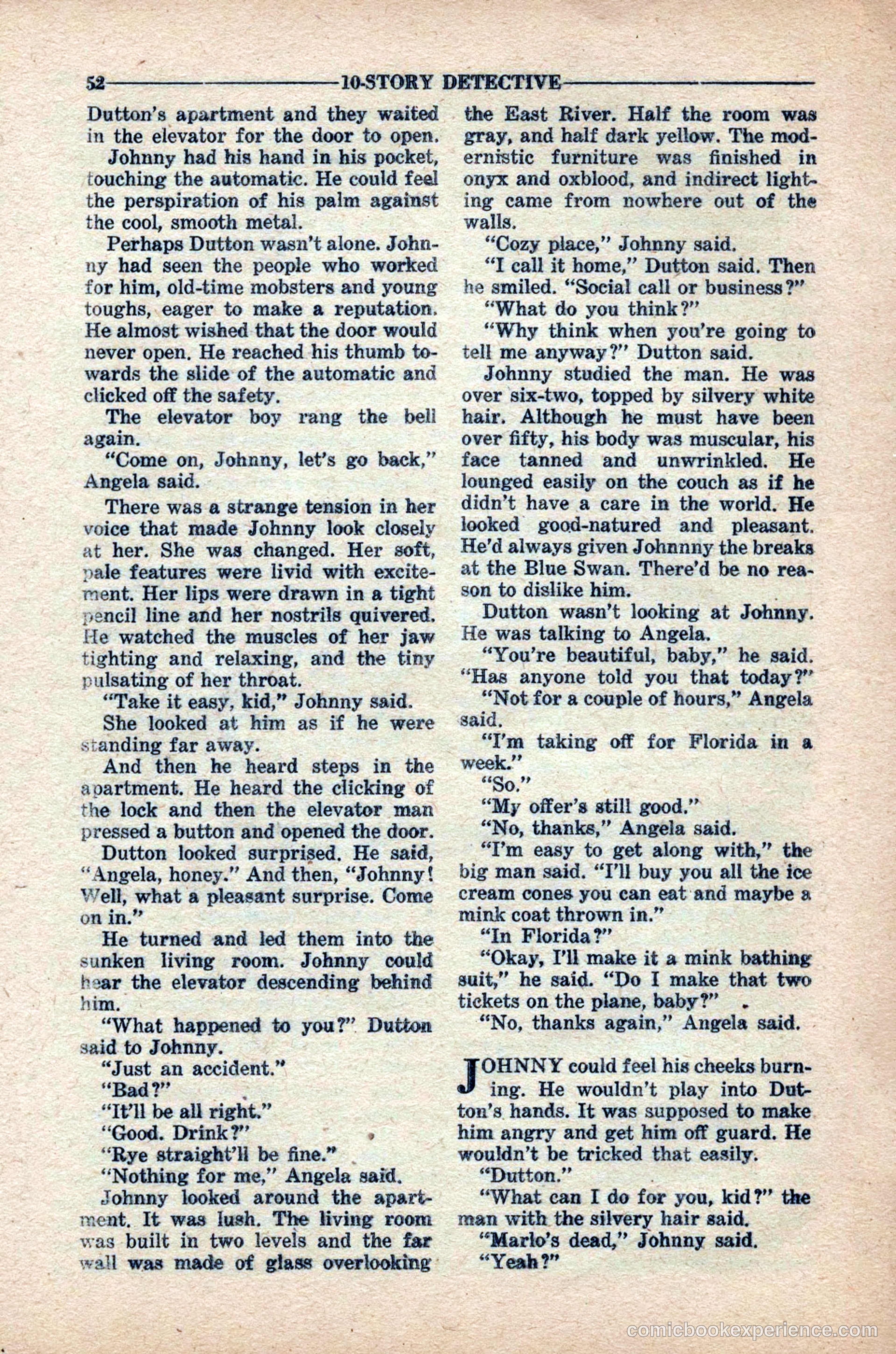 10-Story Detective Magazine, April 1949 — page 54 of 100