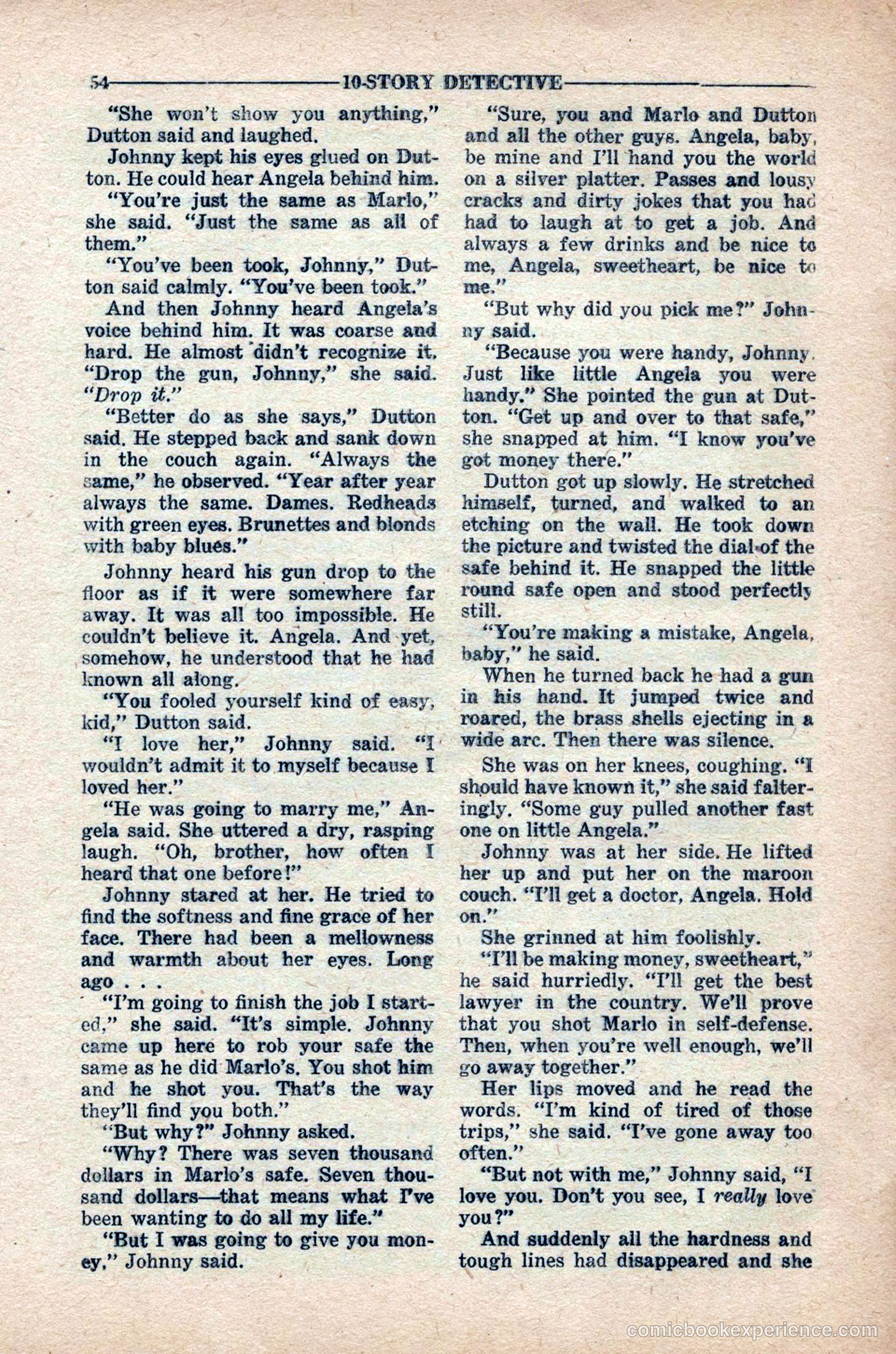 10-Story Detective Magazine, April 1949 — page 56 of 100