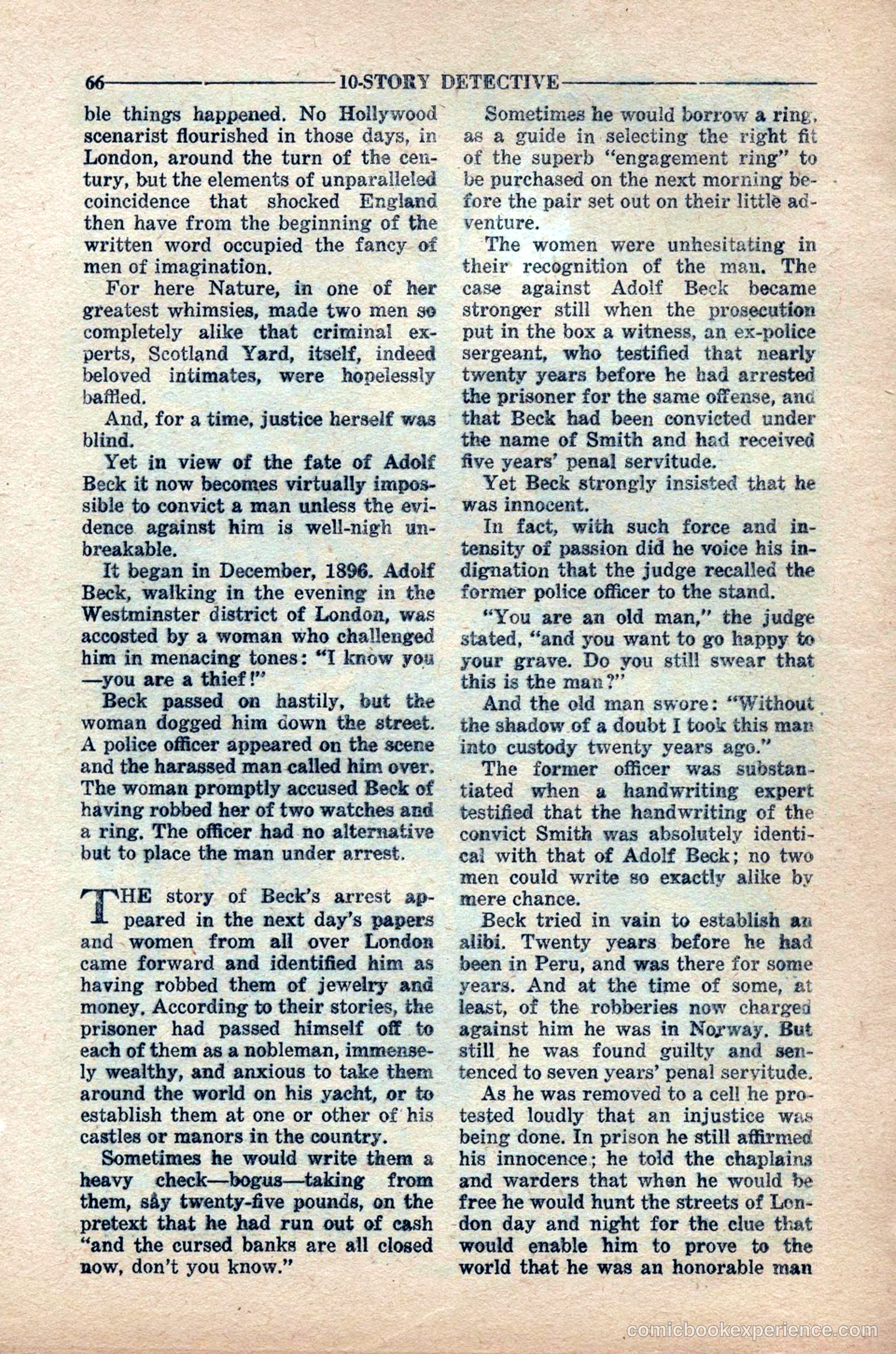 10-Story Detective Magazine, April 1949 — page 68 of 100