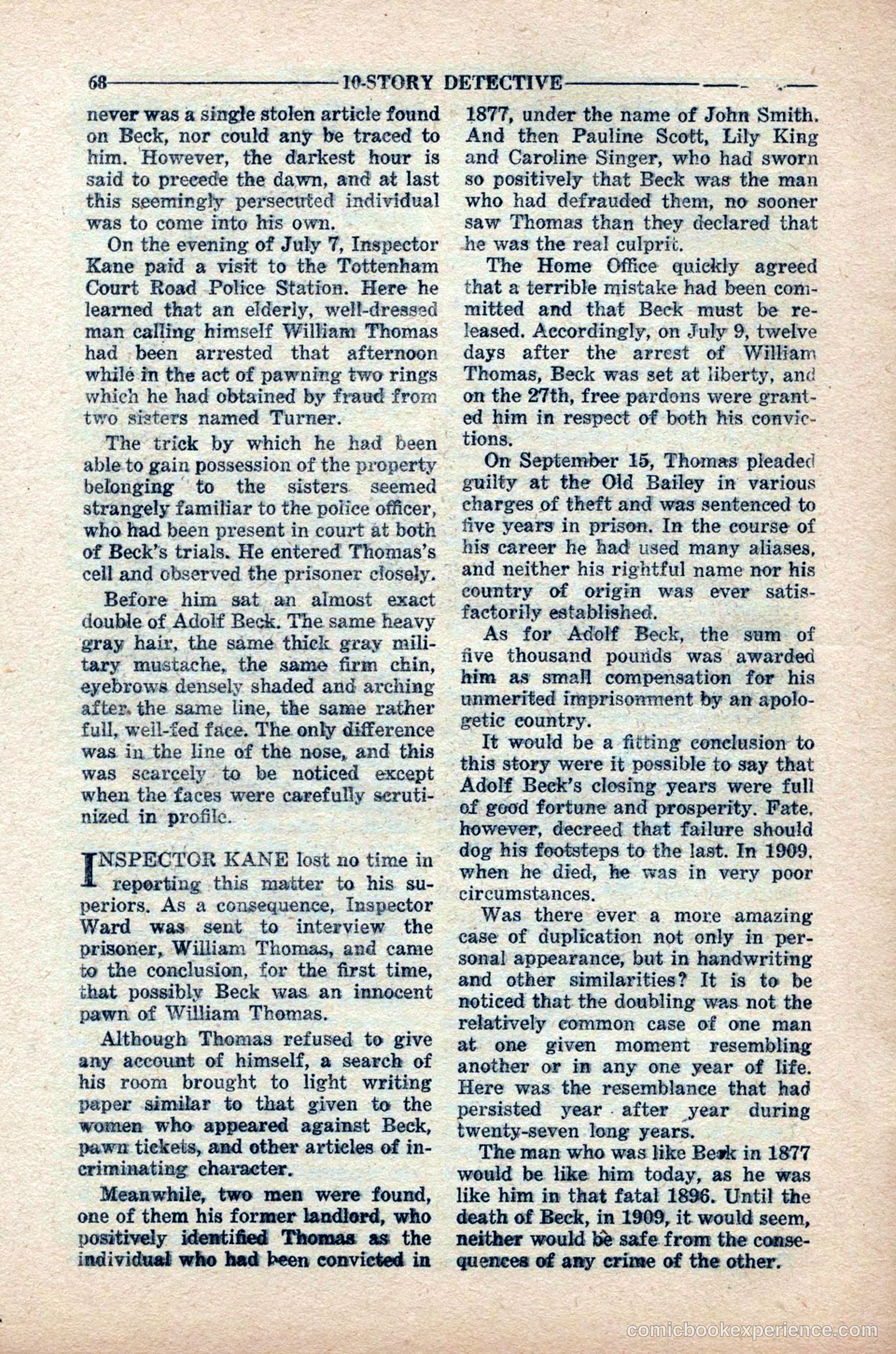 10-Story Detective Magazine, April 1949 — page 70 of 100