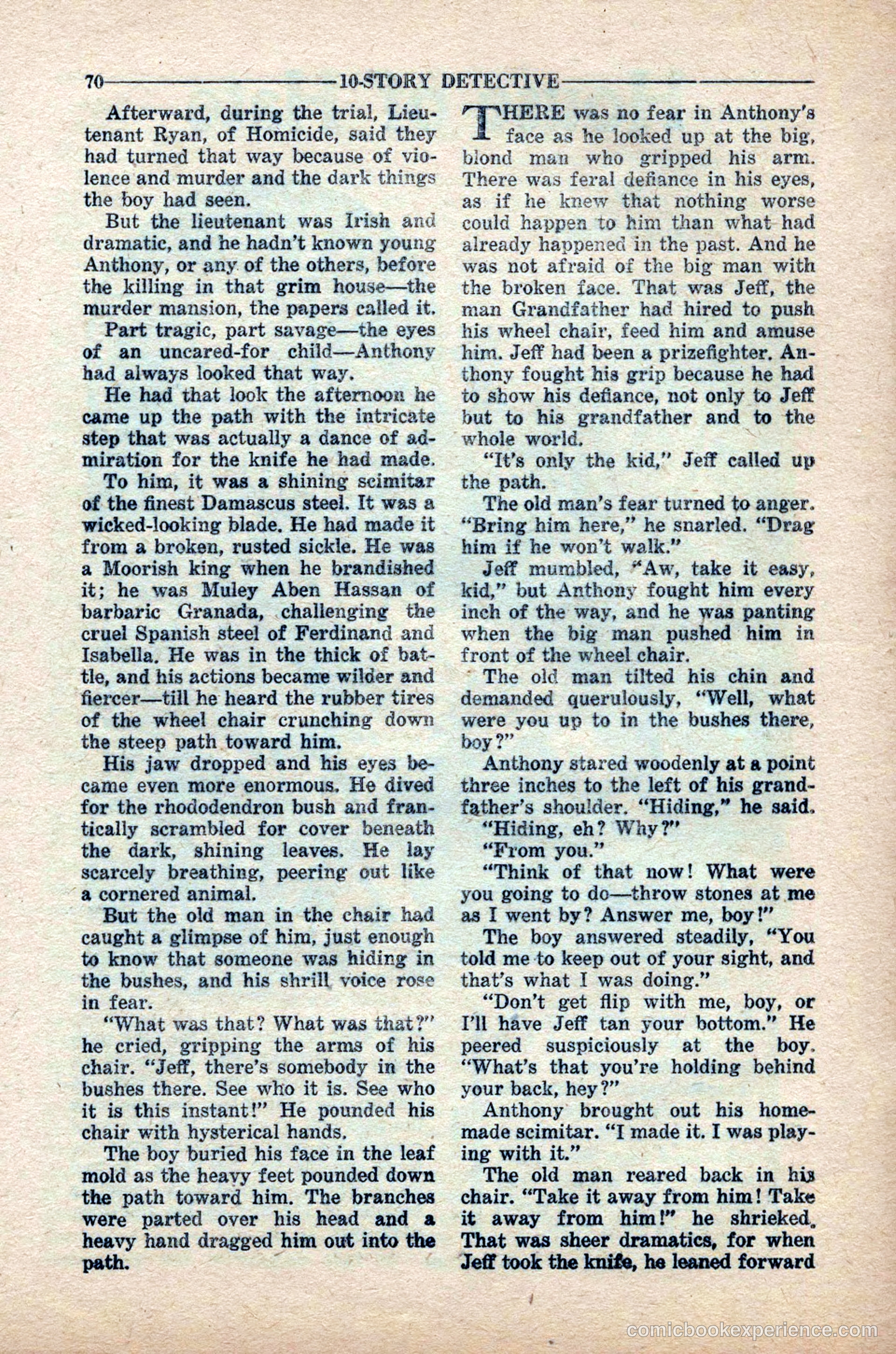 10-Story Detective Magazine, April 1949 — page 72 of 100