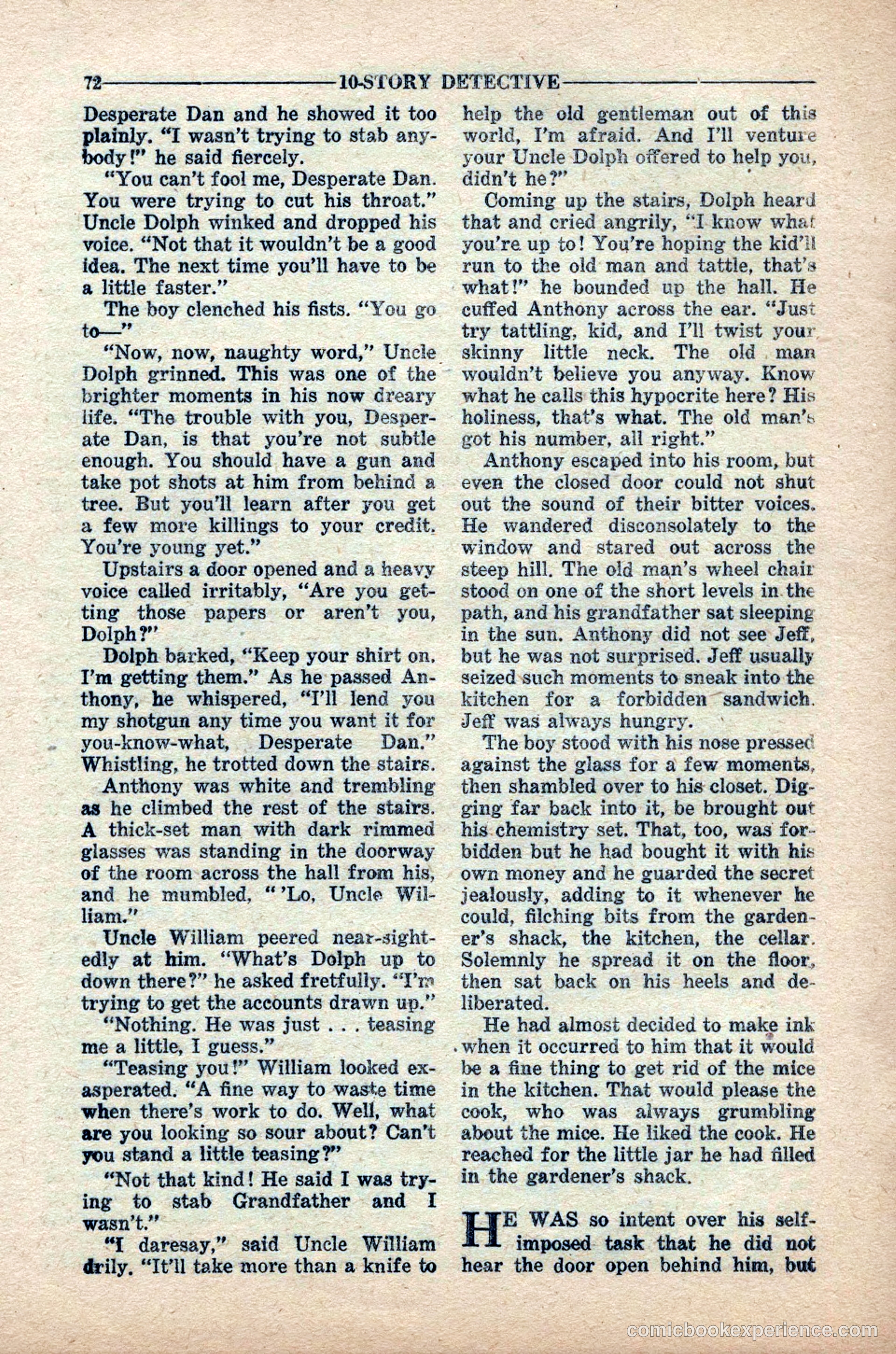 10-Story Detective Magazine, April 1949 — page 74 of 100