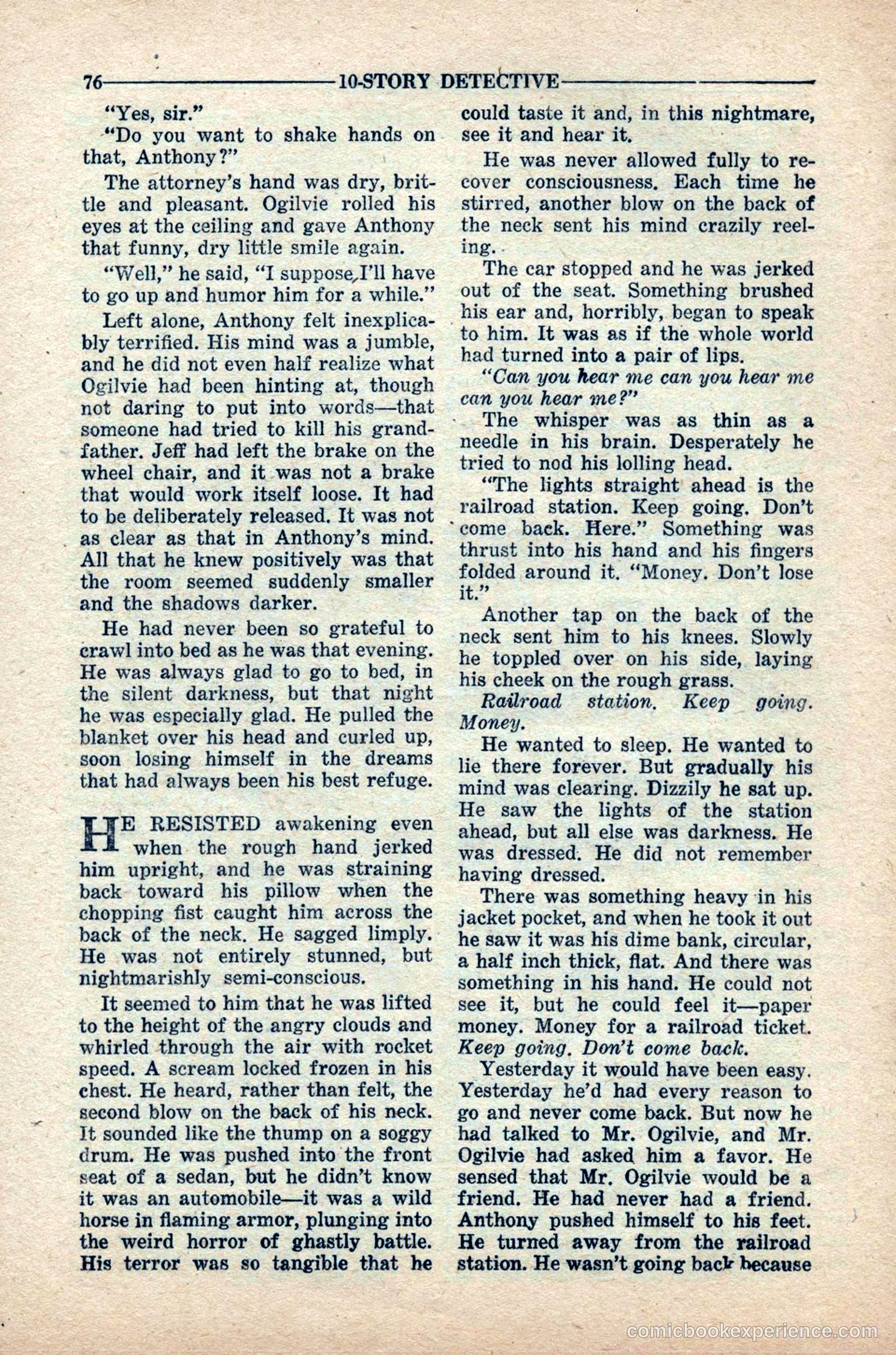 10-Story Detective Magazine, April 1949 — page 78 of 100