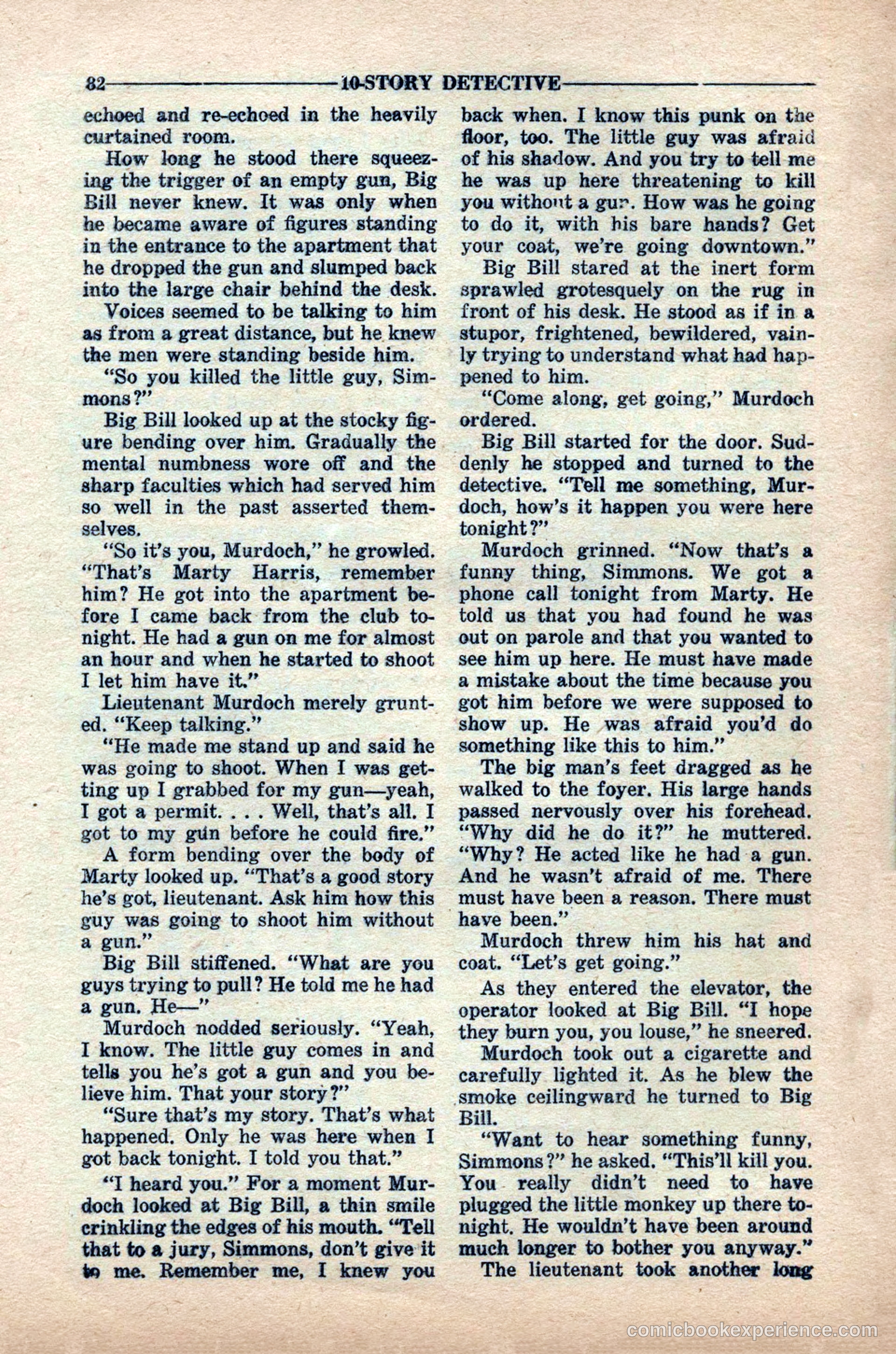 10-Story Detective Magazine, April 1949 — page 84 of 100