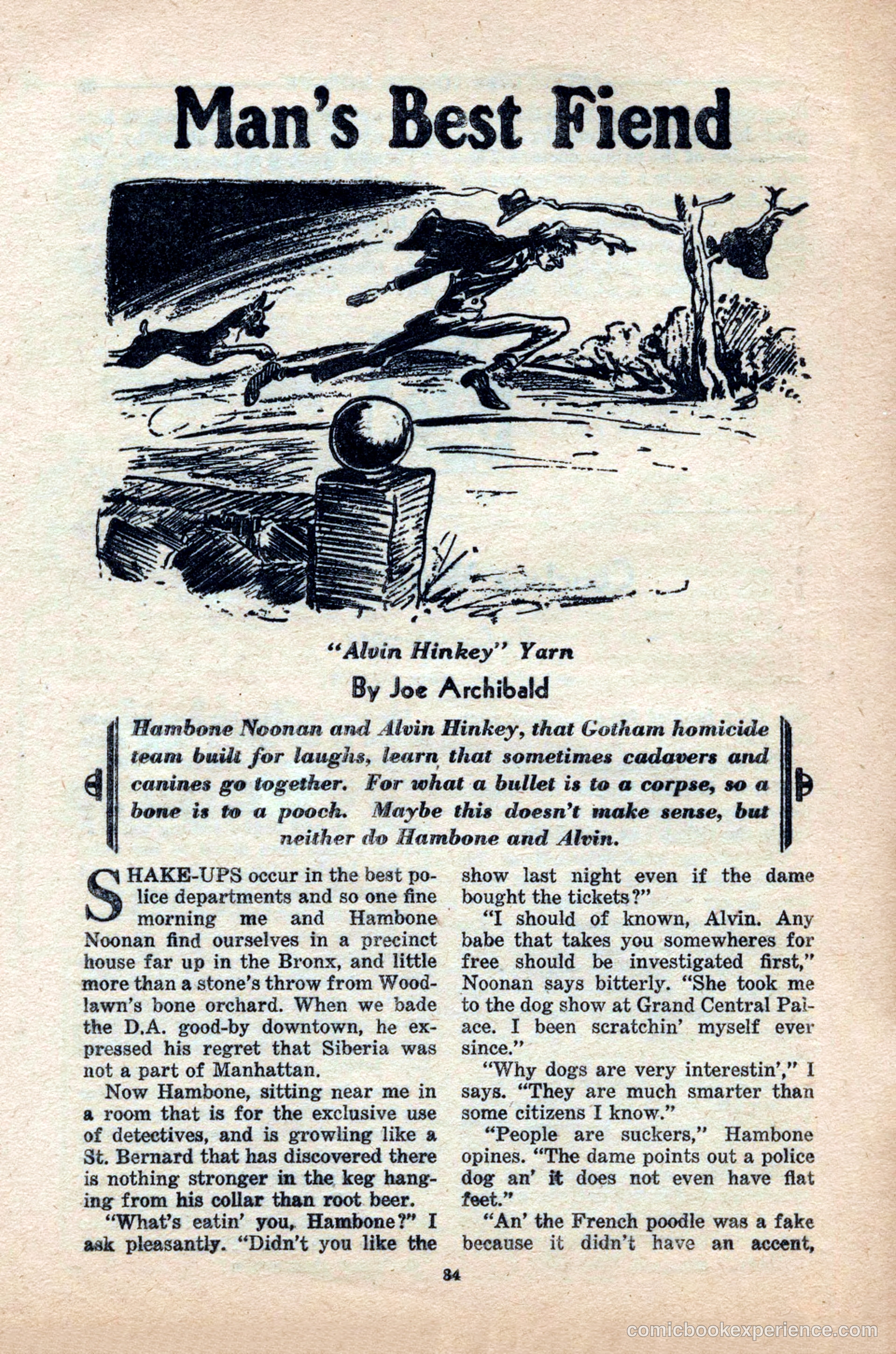 10-Story Detective Magazine, April 1949 — page 86 of 100