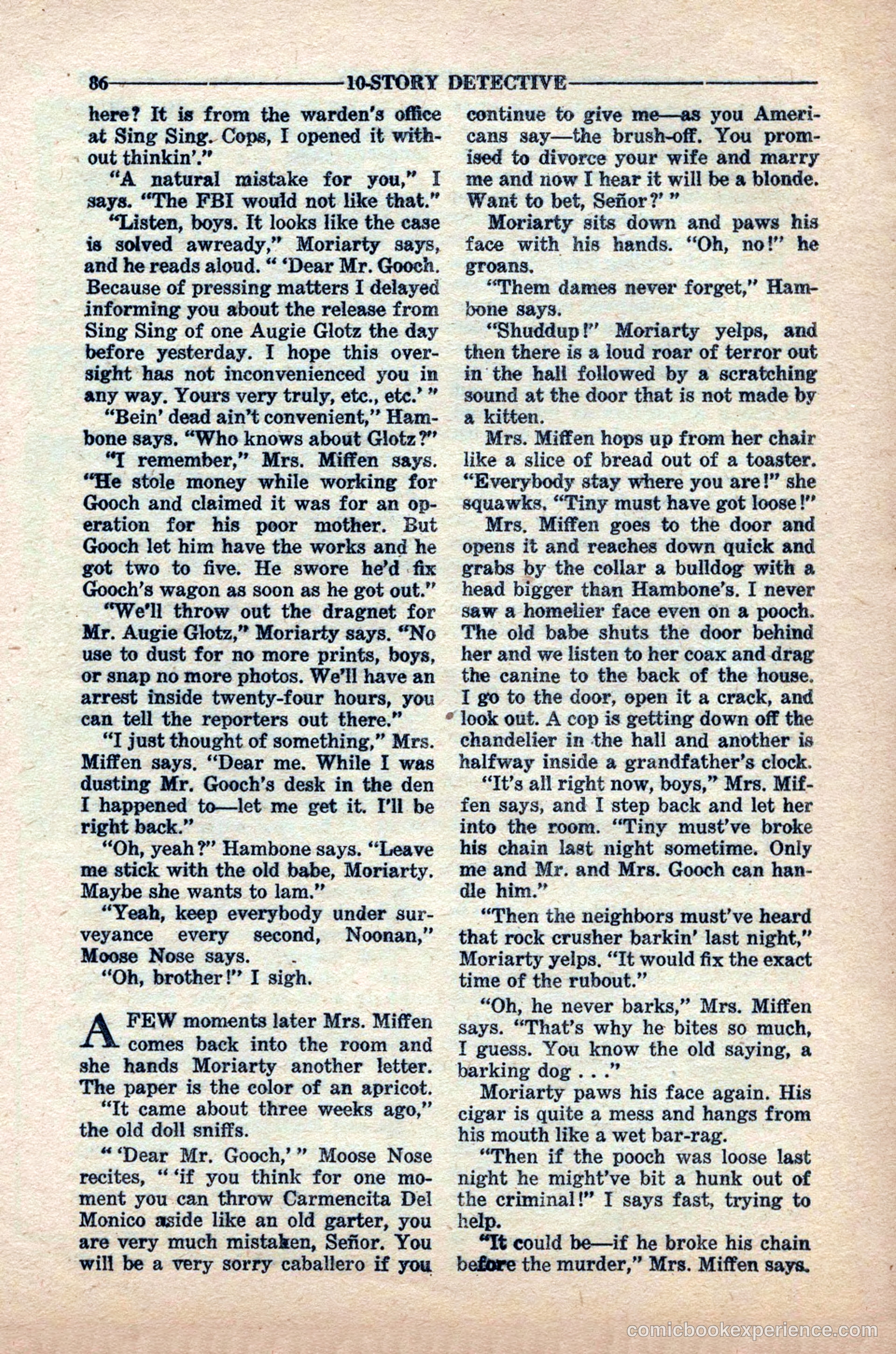 10-Story Detective Magazine, April 1949 — page 88 of 100
