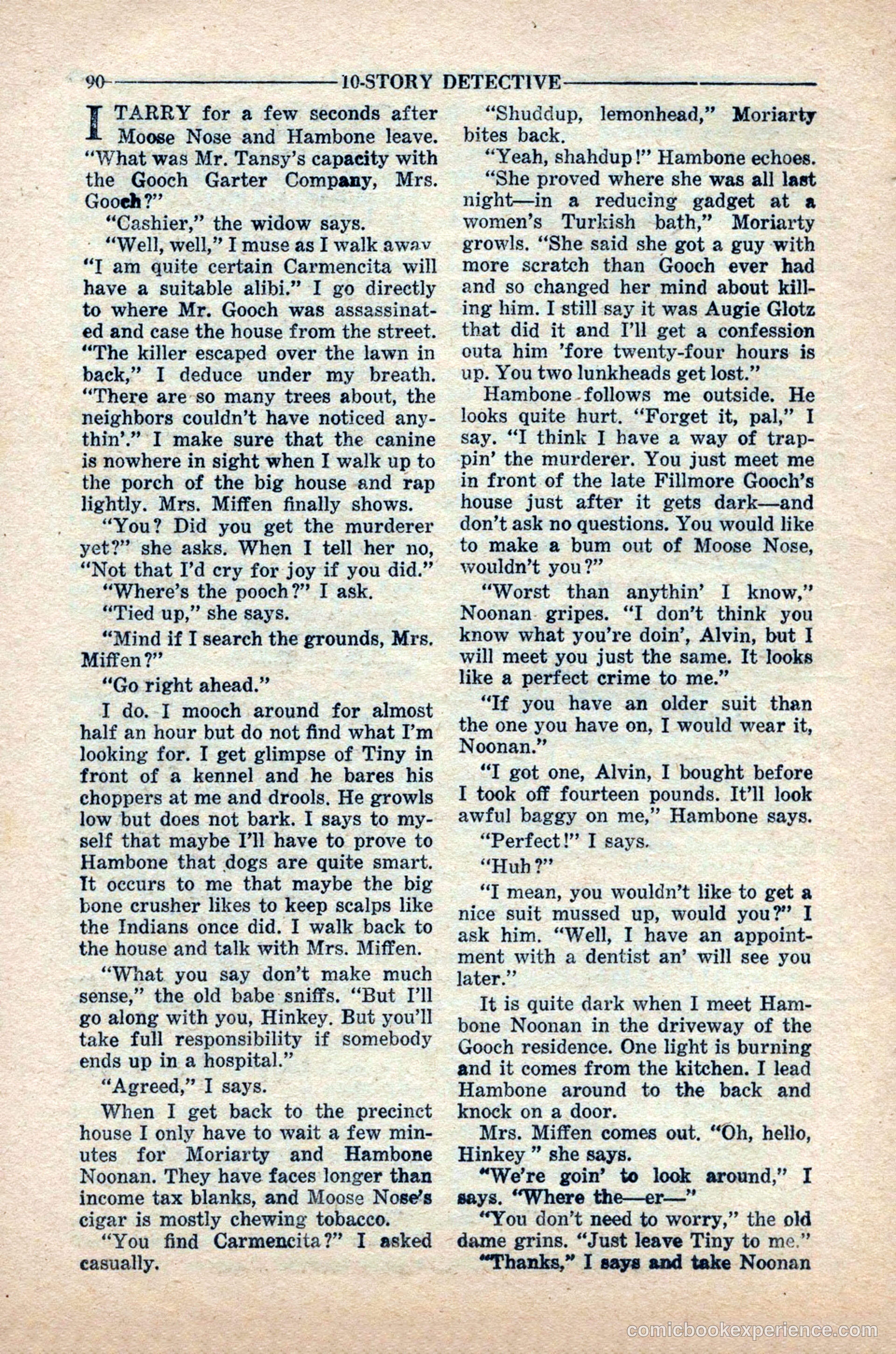 10-Story Detective Magazine, April 1949 — page 92 of 100