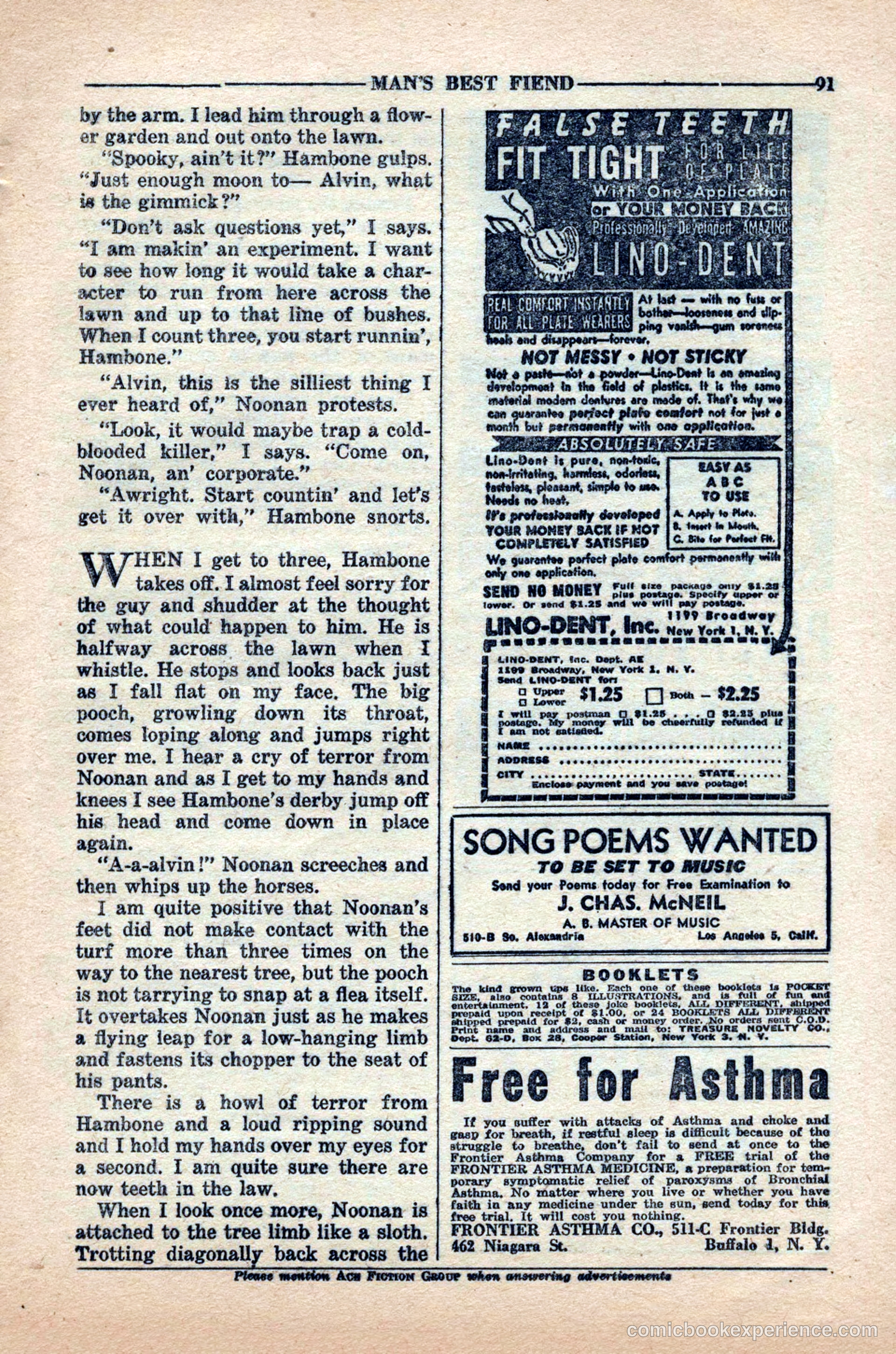 10-Story Detective Magazine, April 1949 — page 93 of 100