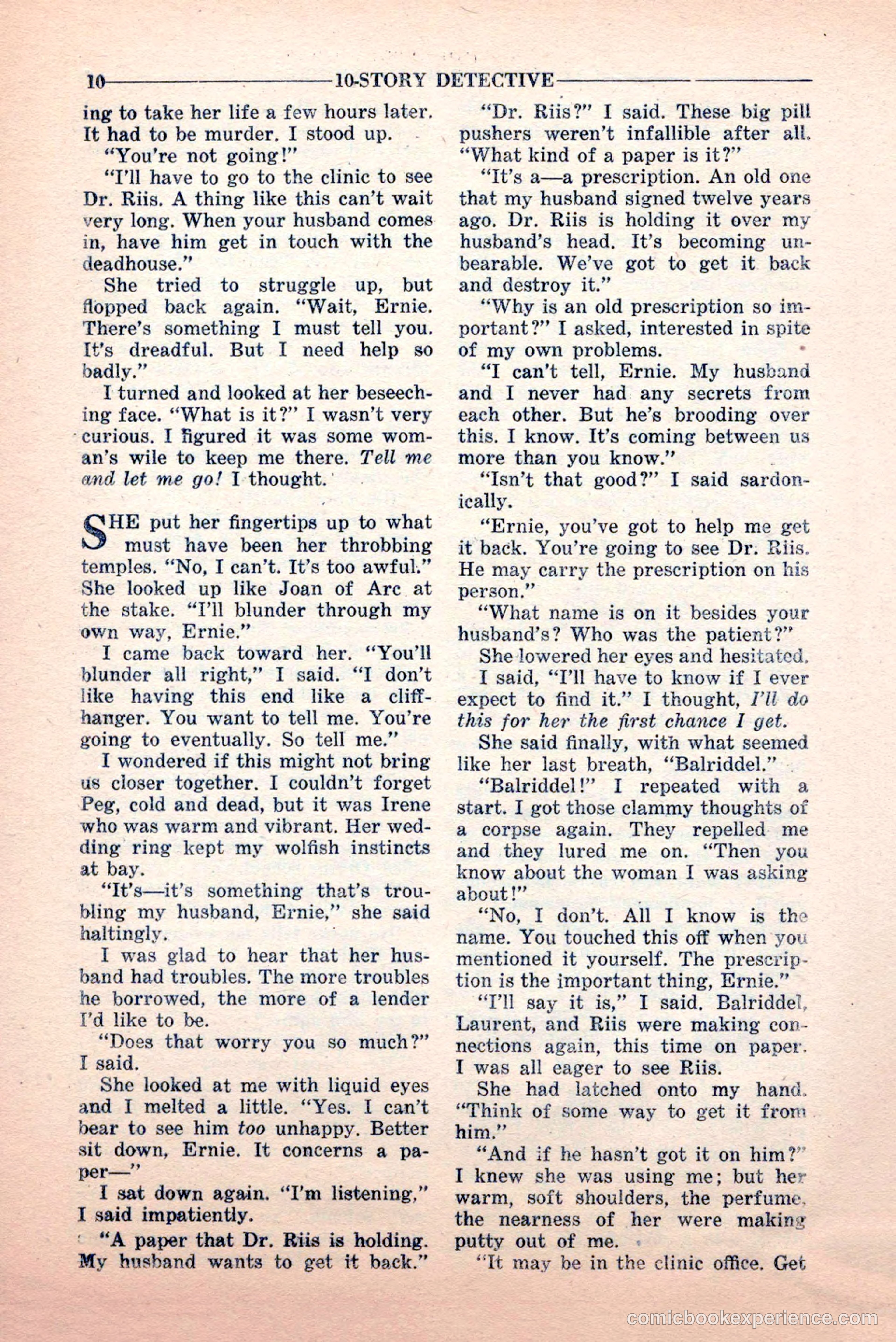 10-Story Detective, June 1949 — page 12 of 100