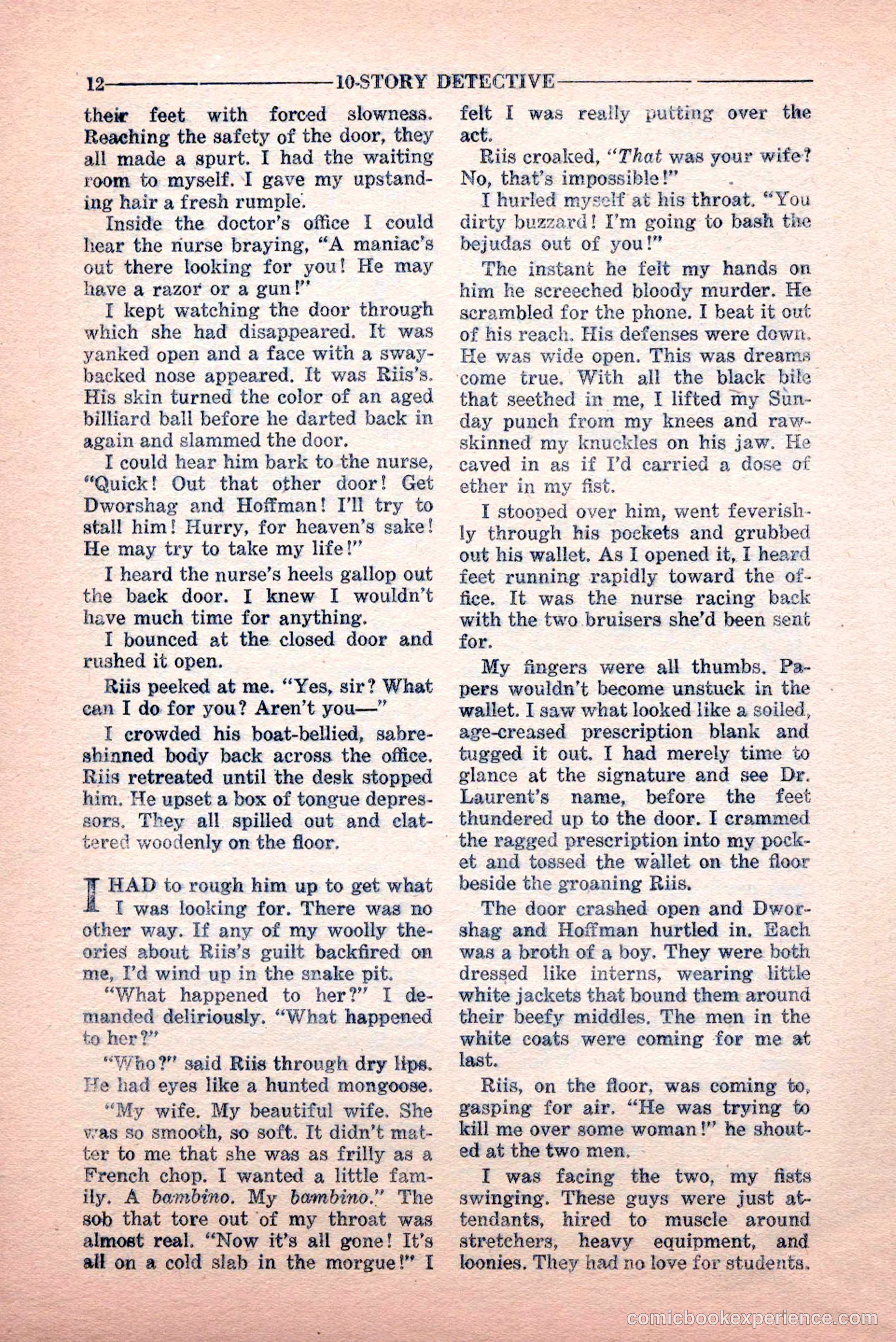 10-Story Detective, June 1949 — page 14 of 100