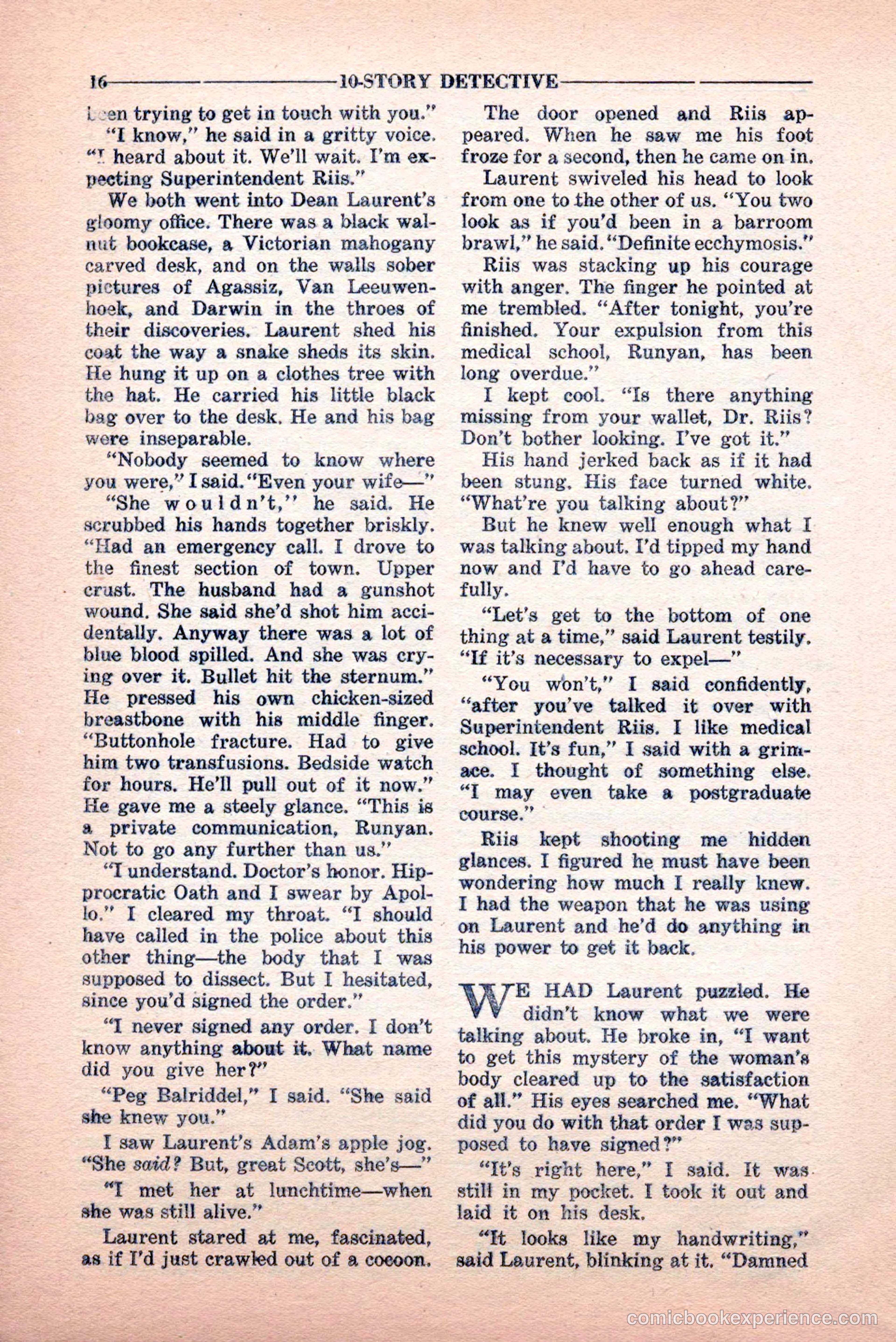 10-Story Detective, June 1949 — page 18 of 100