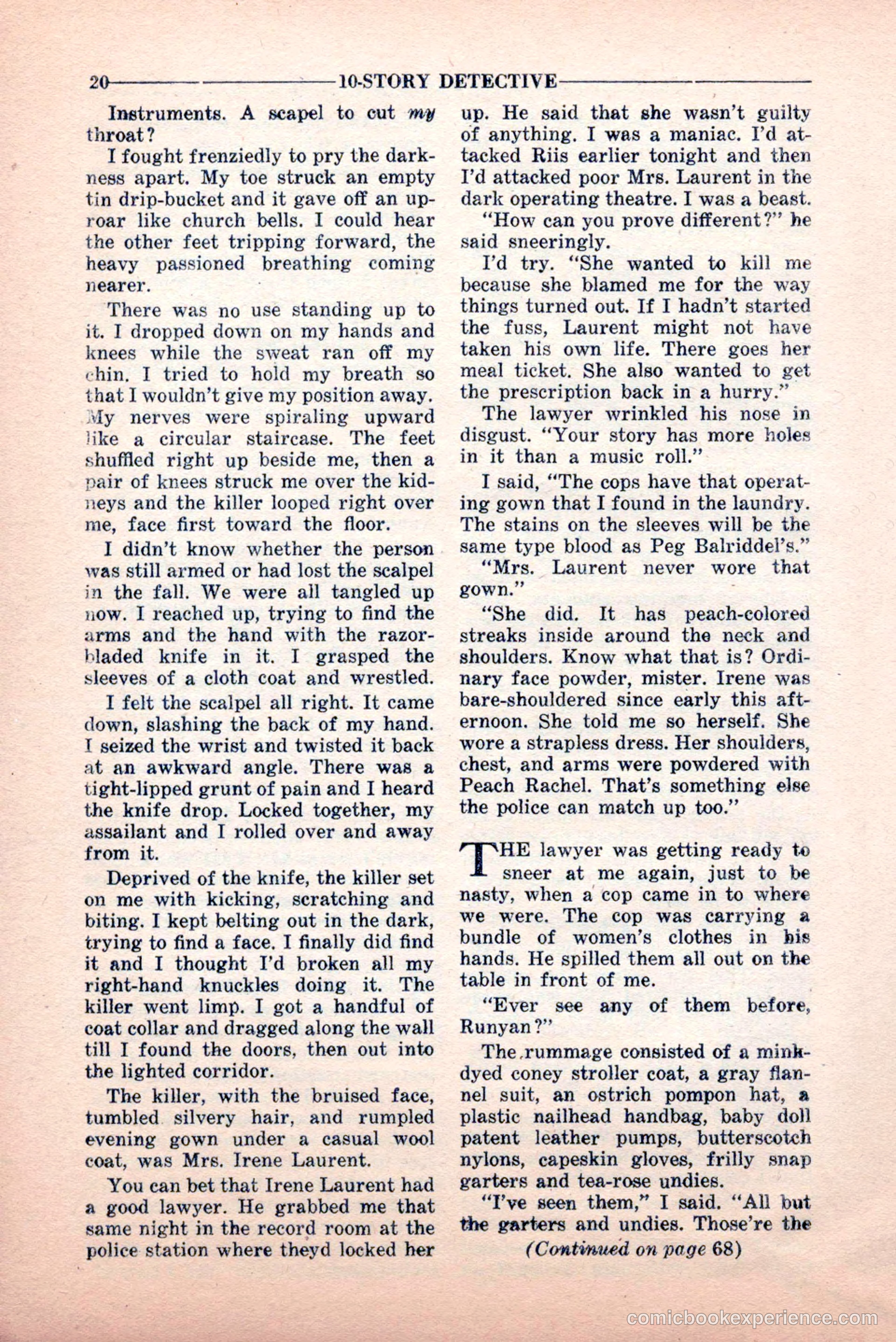 10-Story Detective, June 1949 — page 22 of 100