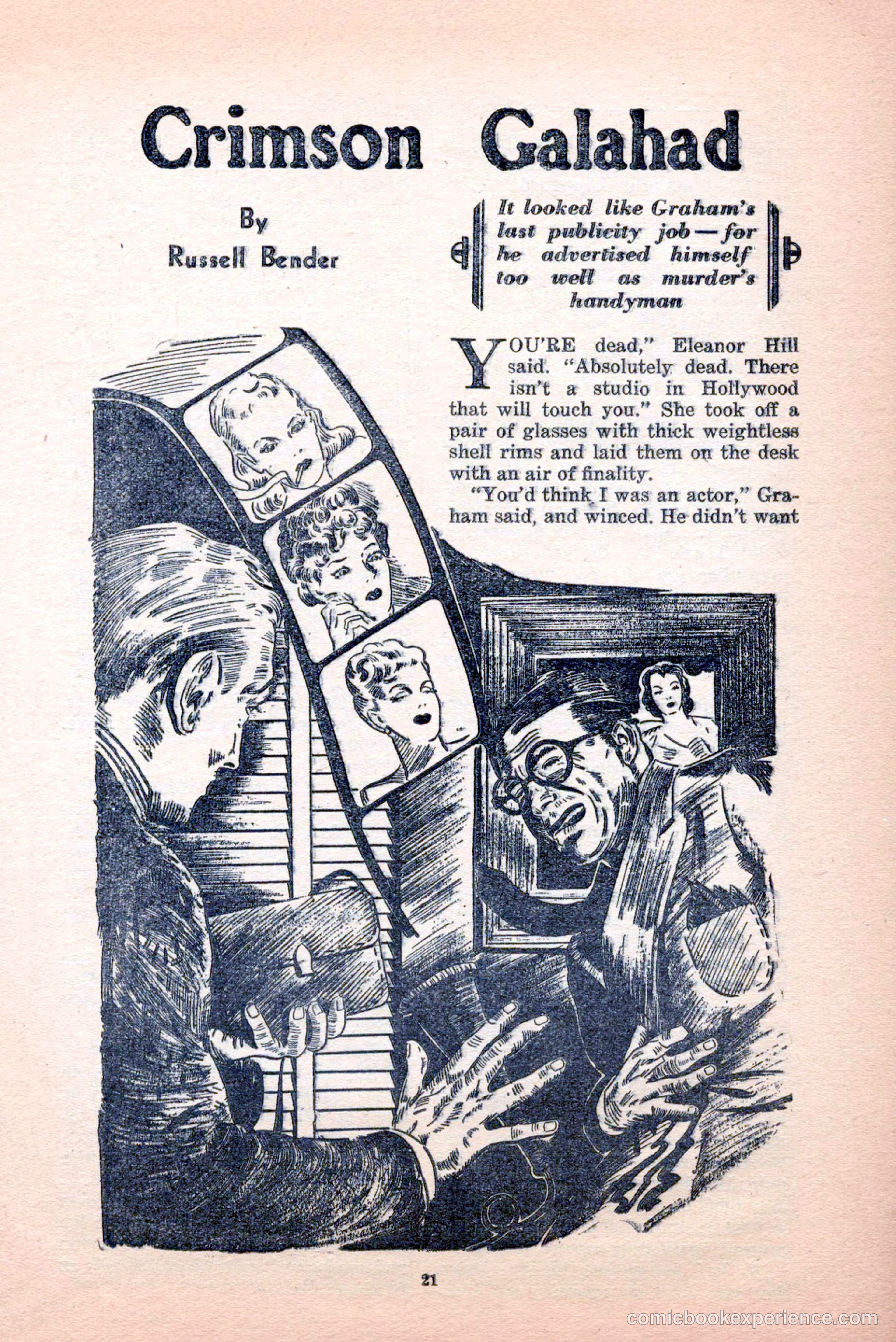 10-Story Detective, June 1949 — page 23 of 100