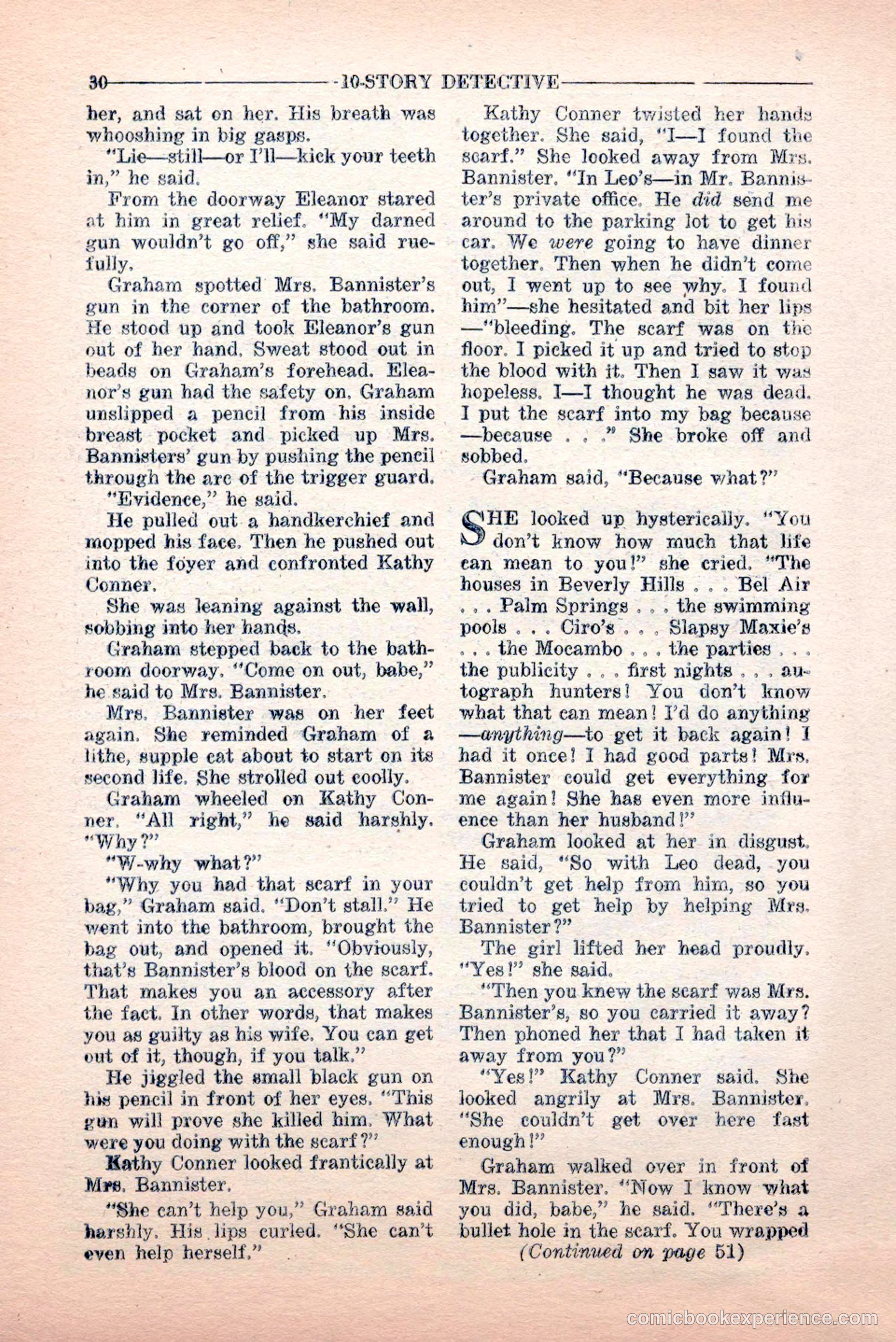 10-Story Detective, June 1949 — page 32 of 100