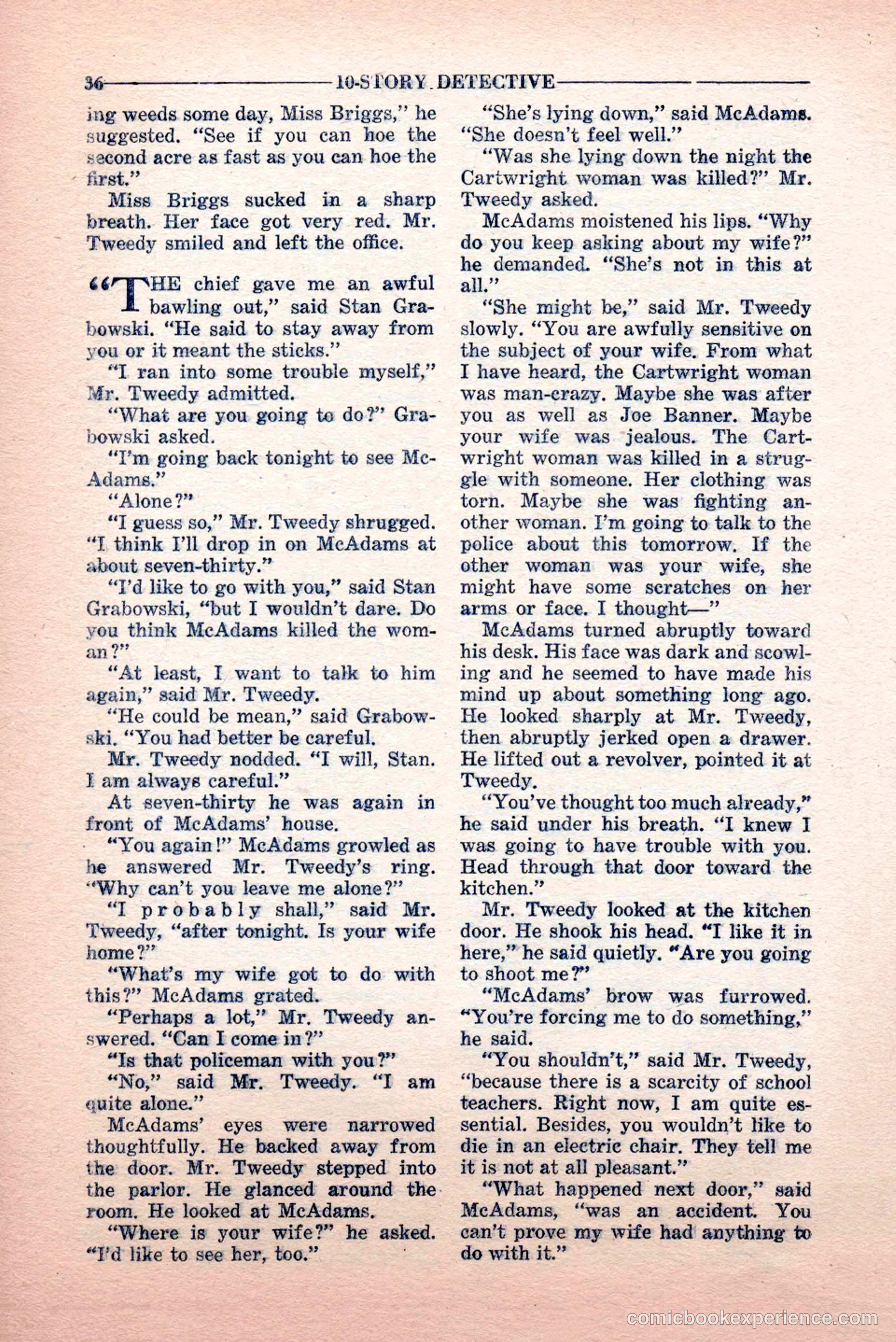 10-Story Detective, June 1949 — page 38 of 100