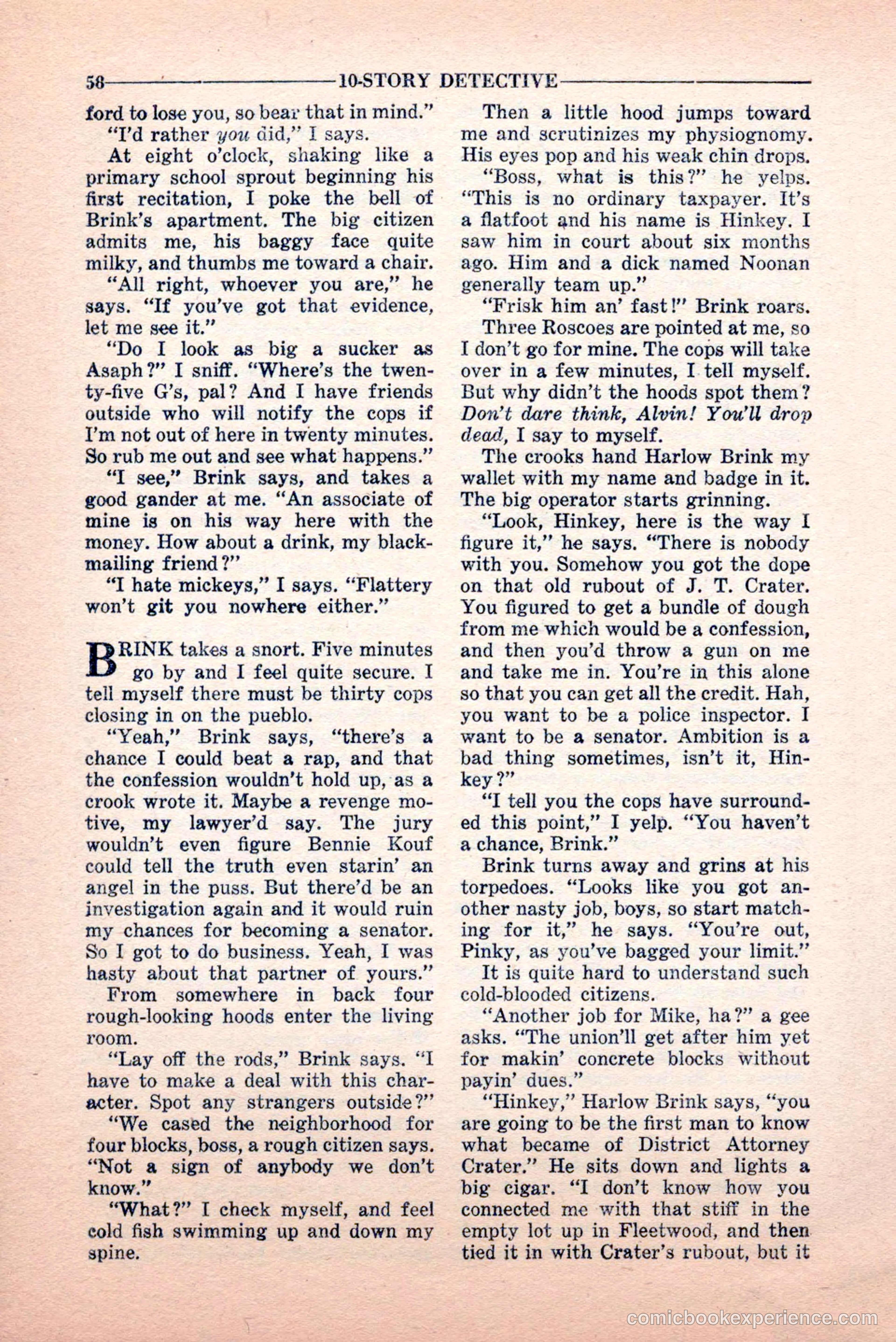 10-Story Detective, June 1949 — page 60 of 100